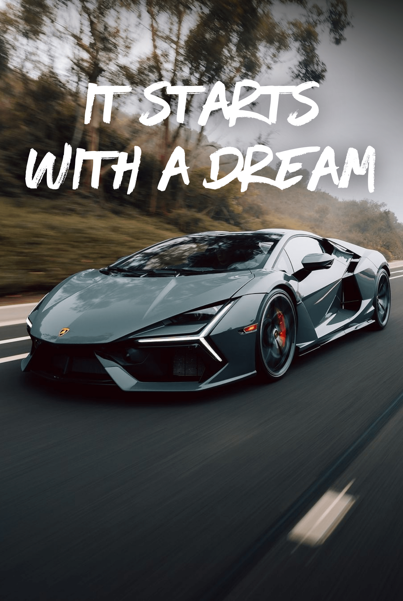 1400x2089 Lambo Revuelto Roller Shot Wall Art