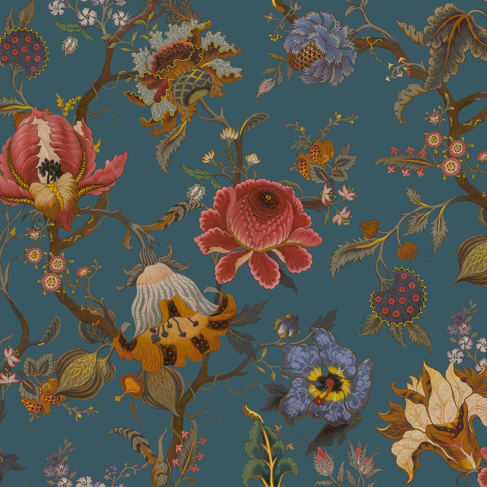1600x1600 Floral Wallpaper. Botanical & Patterned Designs by House of Hackney