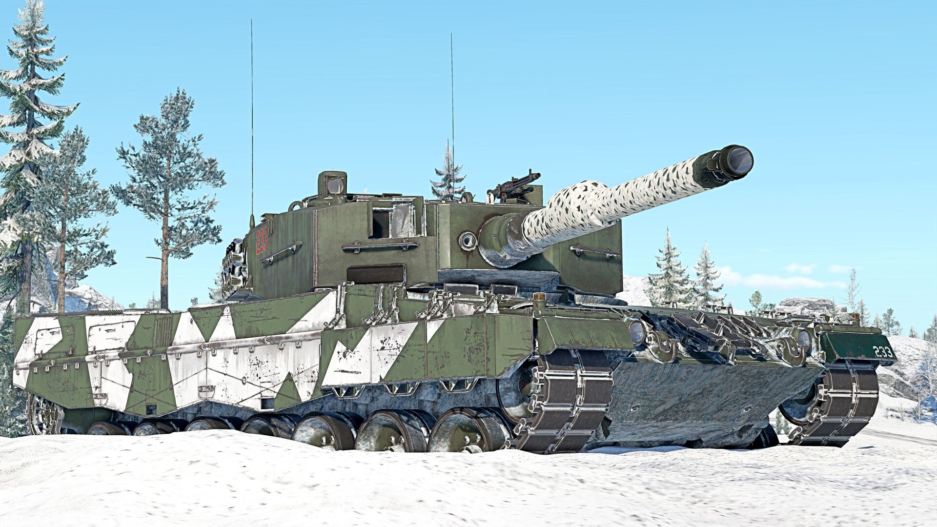 1920x1080 WILDSTORM Leopard 2A4 of the Norwegian army in the exercise Cold Response 2014