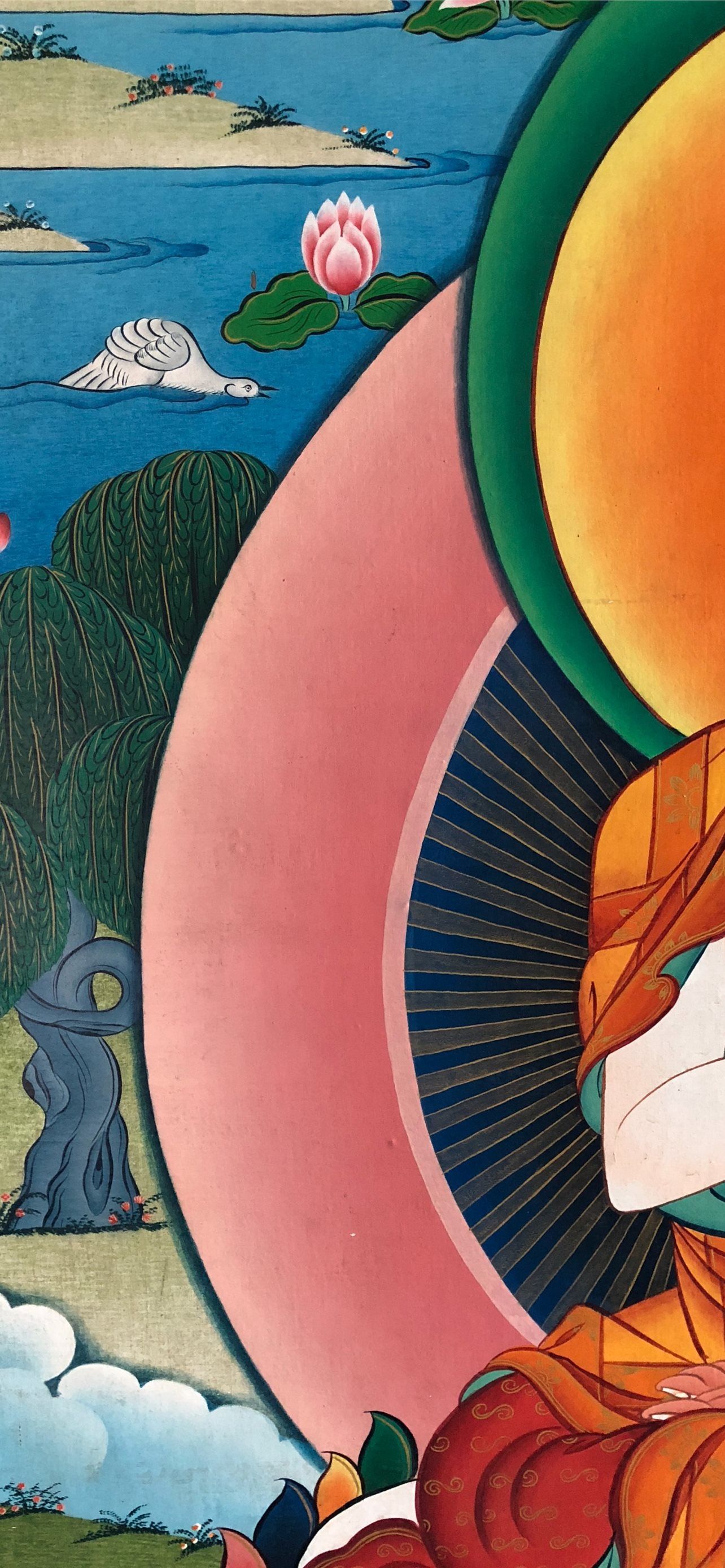 1284x2778 Gautama Buddha poster iPhone Wallpaper Free Download