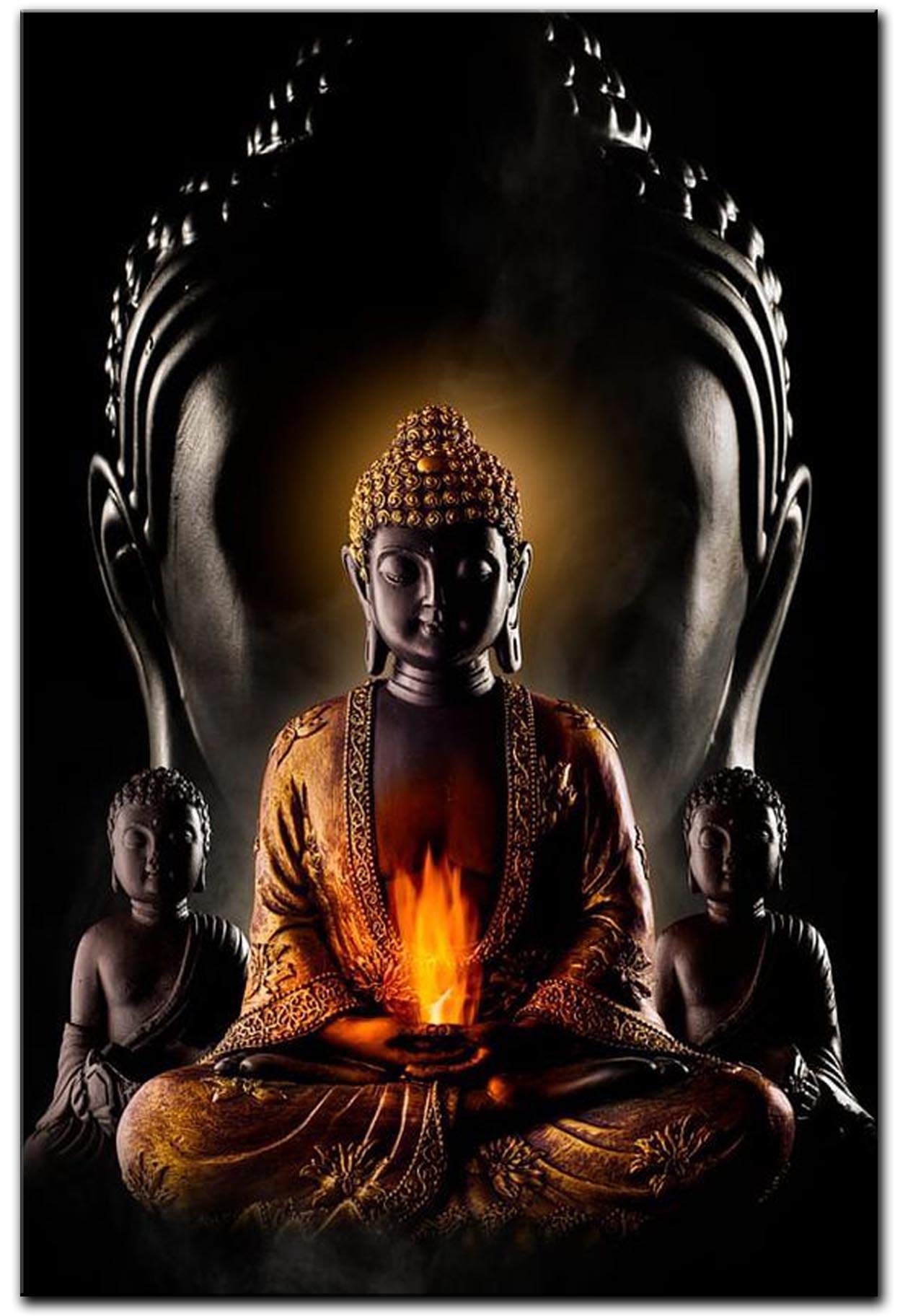 1248x1824 Wallpics®Buddha Wallpaper Glossy Photo Paper Poster For Living Room, Bedroom, Office, Kids Room, Hall (13X19) : Amazon.ae: Home