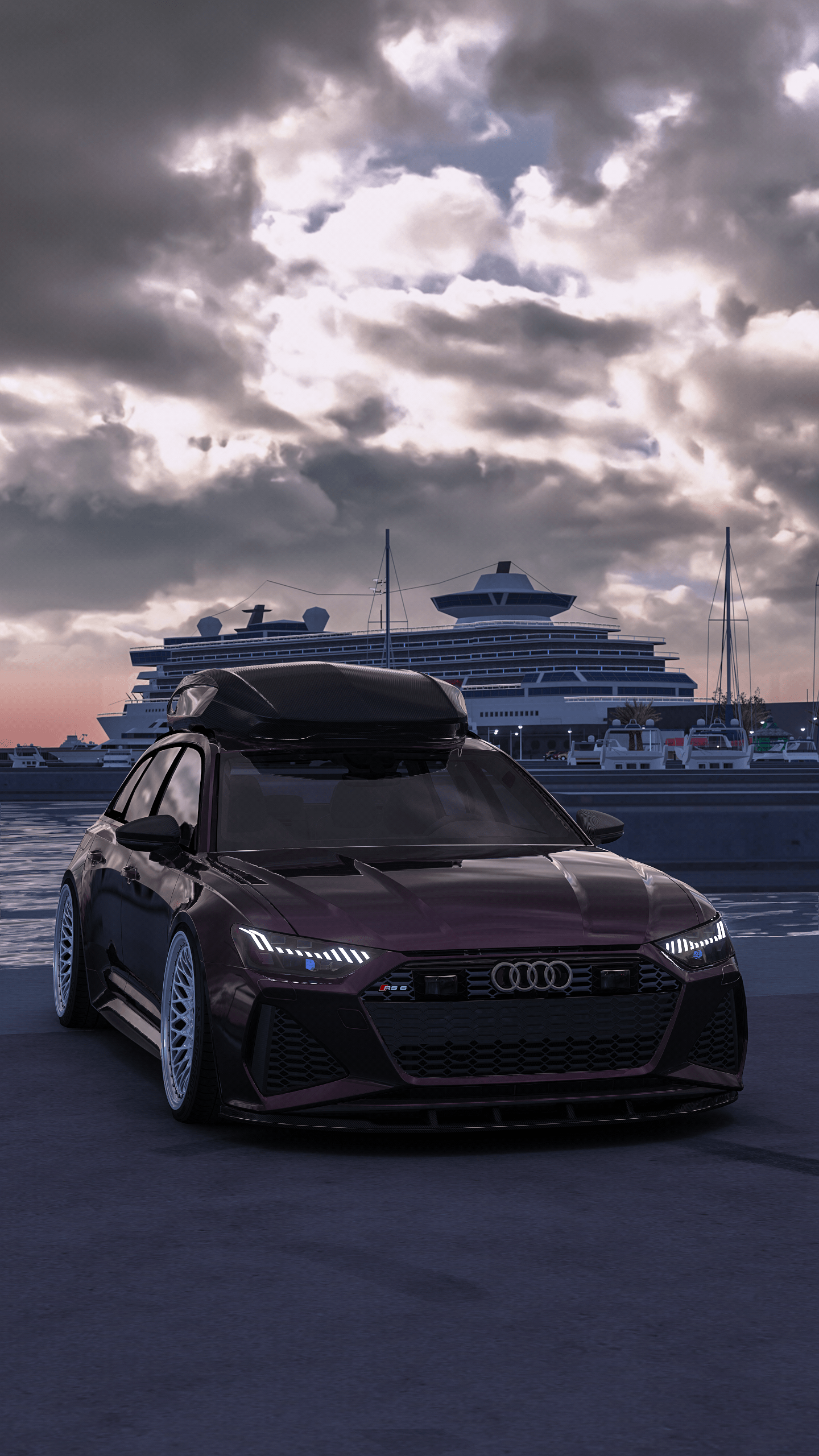 1440x2560 Audi RS6 Avant (C8) Boden Autohaus