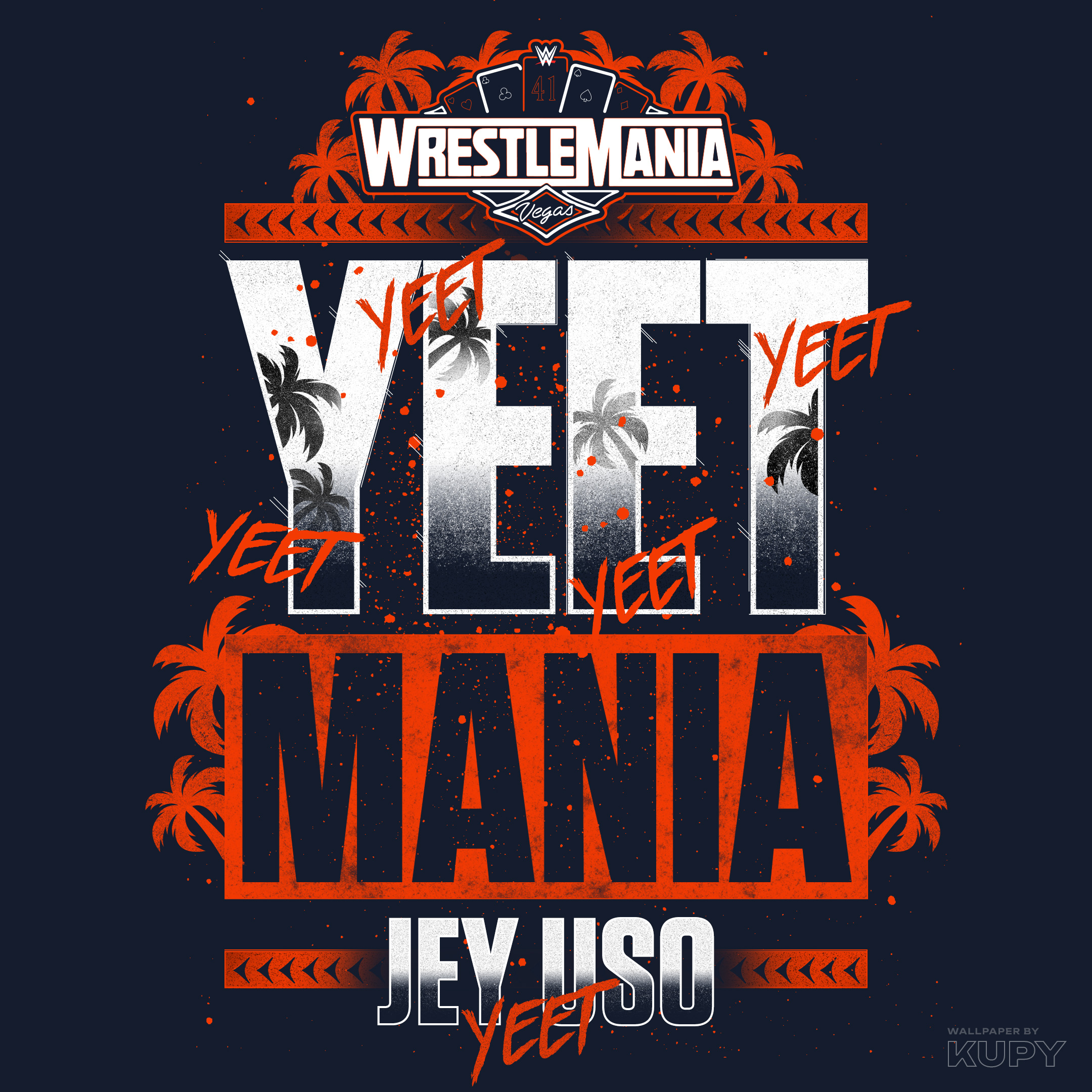 2160x2160 NEW Jey Uso YEETMANIA Wallpaper! Wrestling Wallpaper
