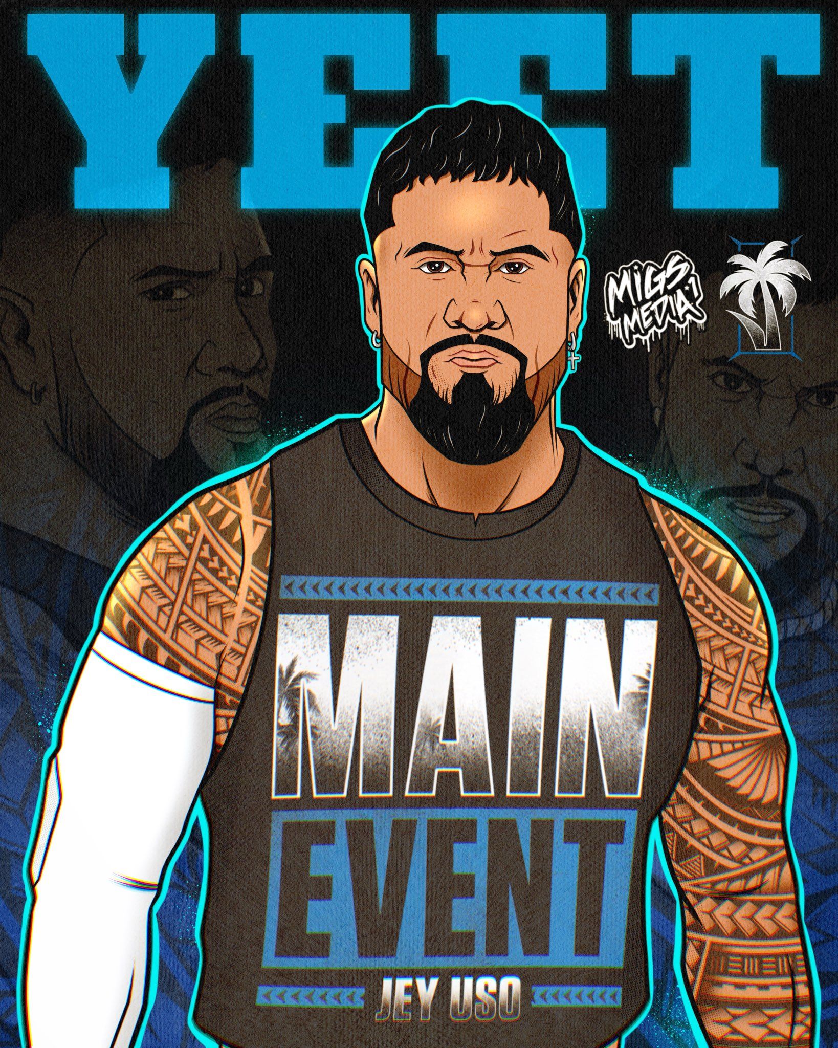 1638x2048 Yeet Jey Uso Wallpaper