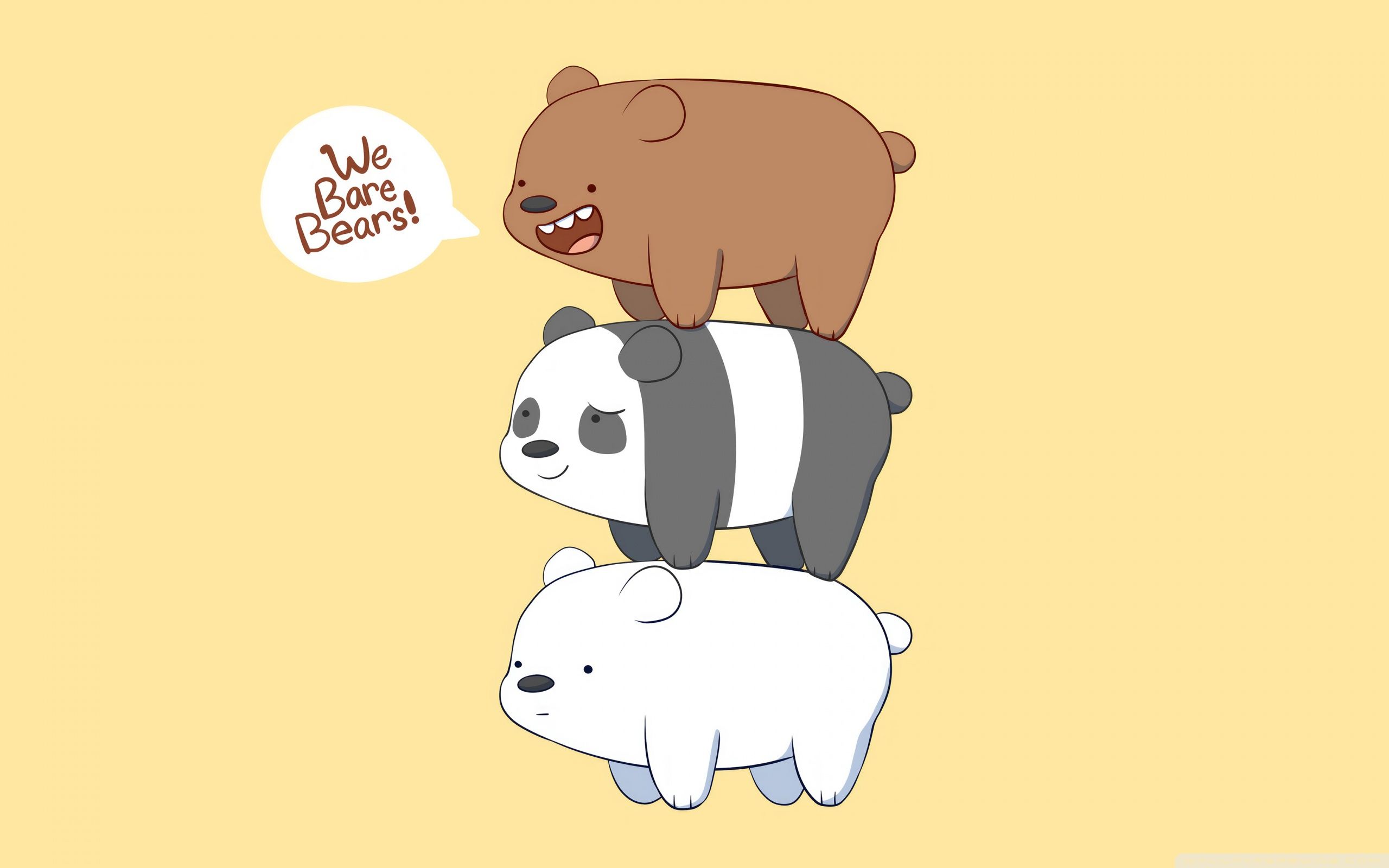 2560x1600 We Bare Bears 4K UHD Wallpaper for UltraHD Desktop and TV : Widescreen and UltraWide Display and Triple : Smartphone and Tablet Devices