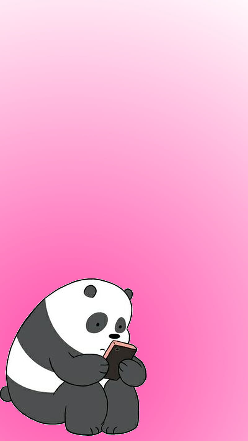 800x1422 Panda, cartoon network, cute, we bare bears, HD phone wallpaper
