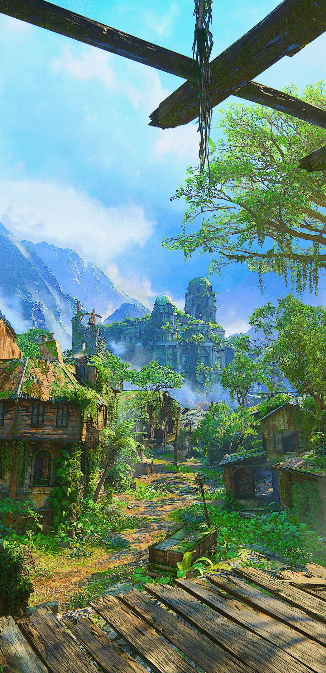 1046x2160 Uncharted 4 phone wallpaper