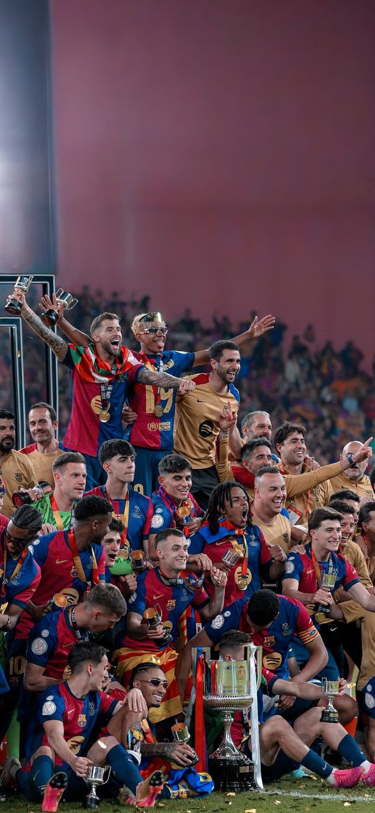 736x1593 FC Barcelona 2024 2025 #wallpaper