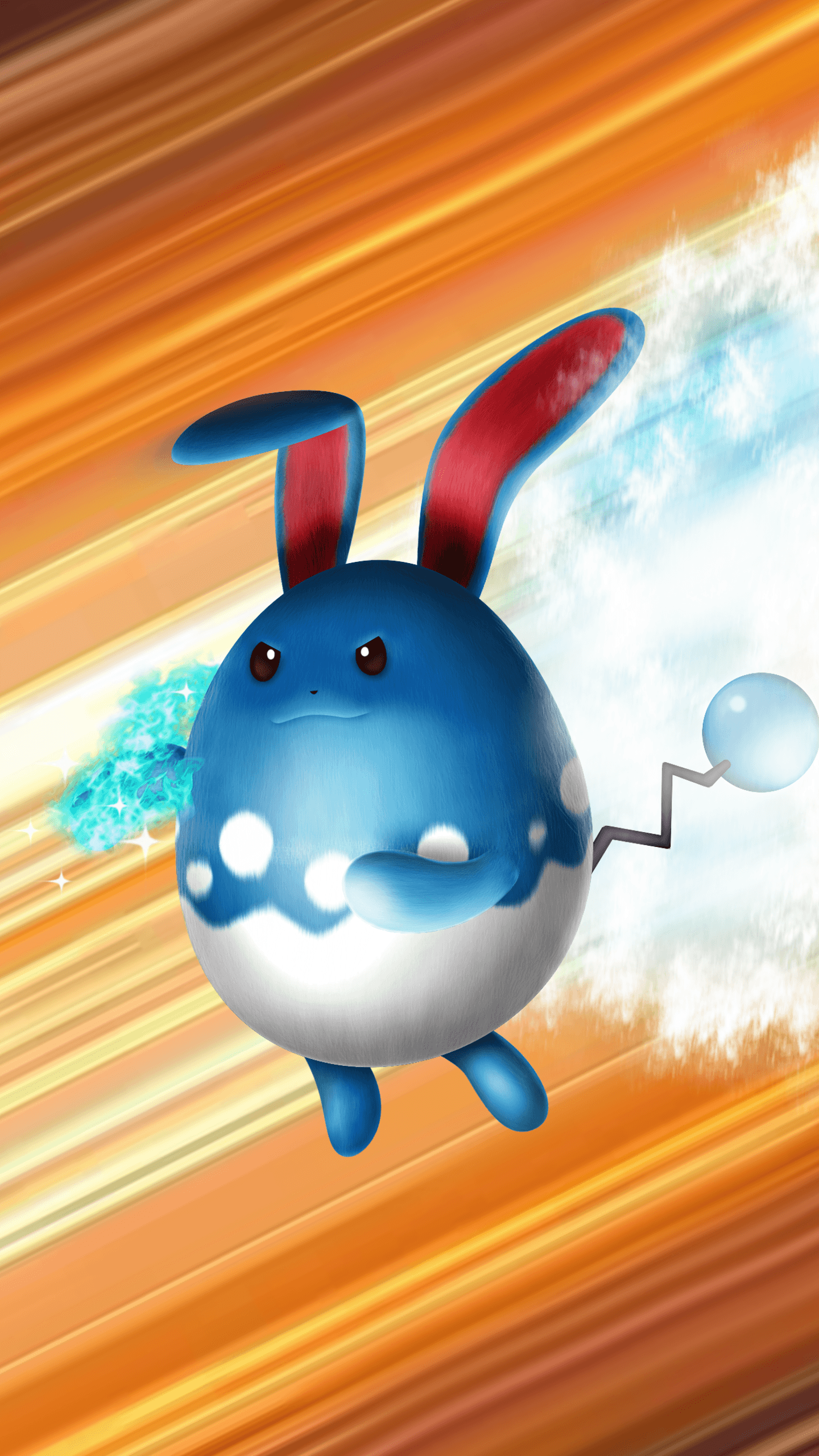 1440x2560 Azumarill HD Wallpaper