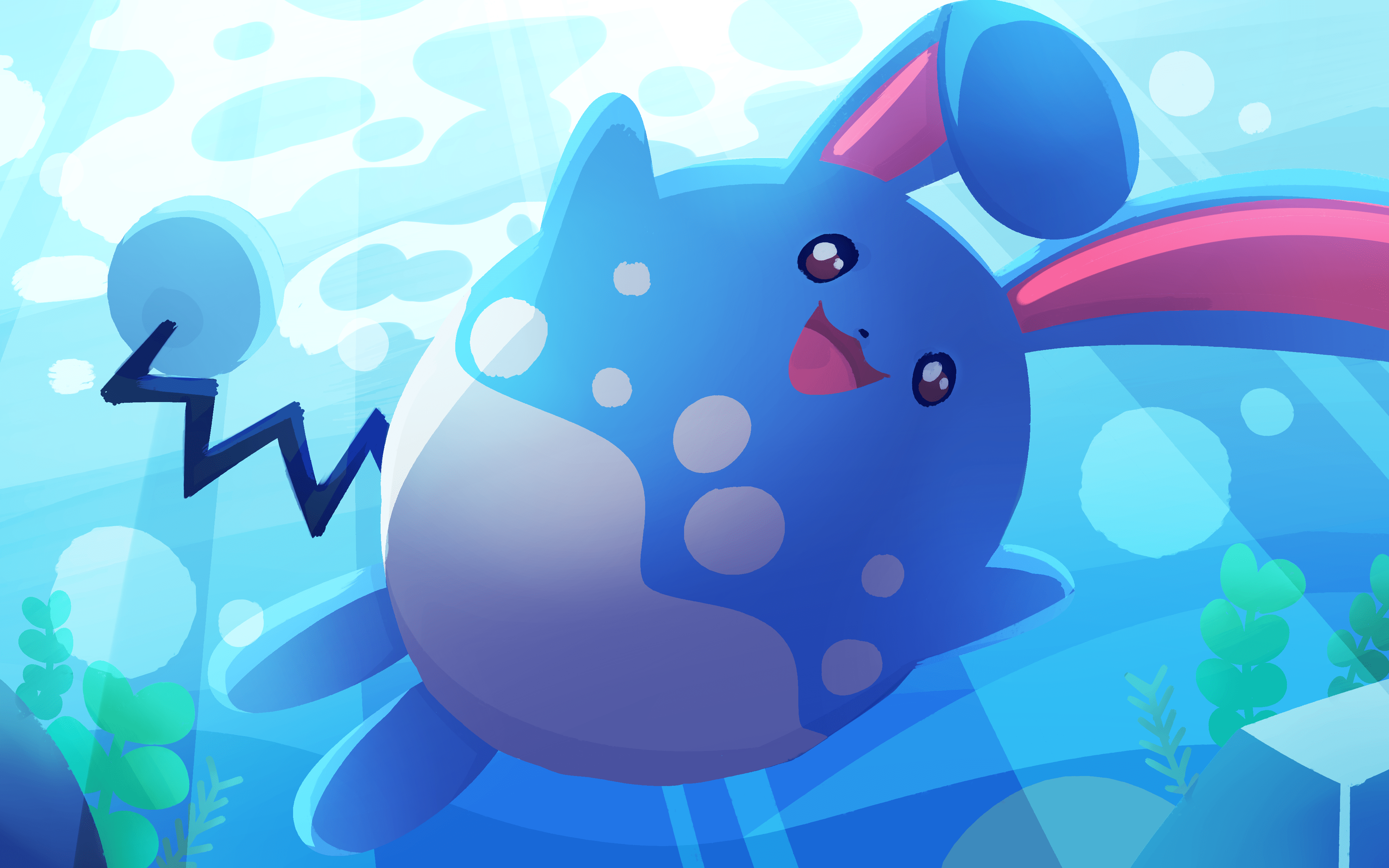 4000x2500 Azumarill Redraw