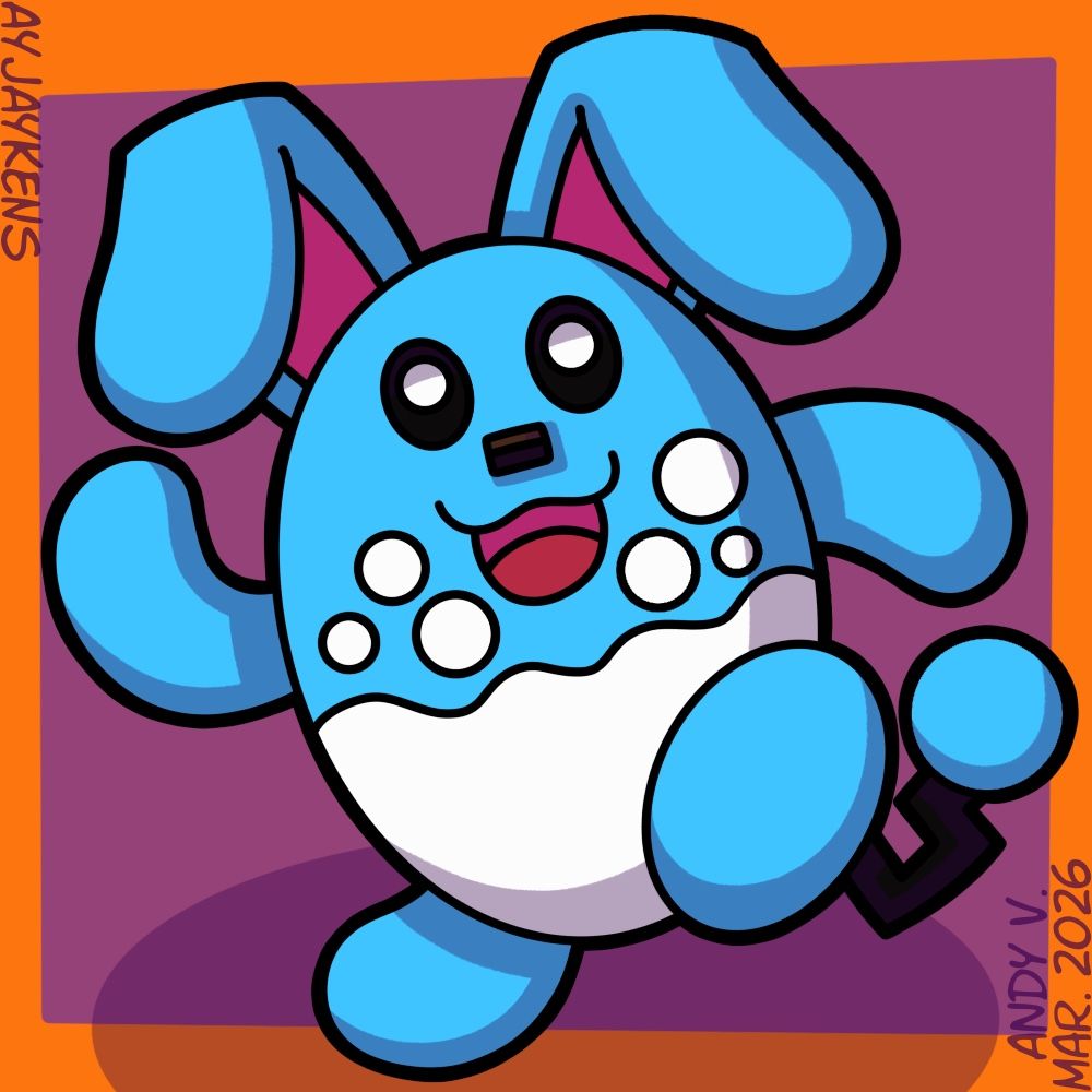 1000x1000 Azumarill (Pokemon Johto Collab) by AYJAYKENS on Newgrounds