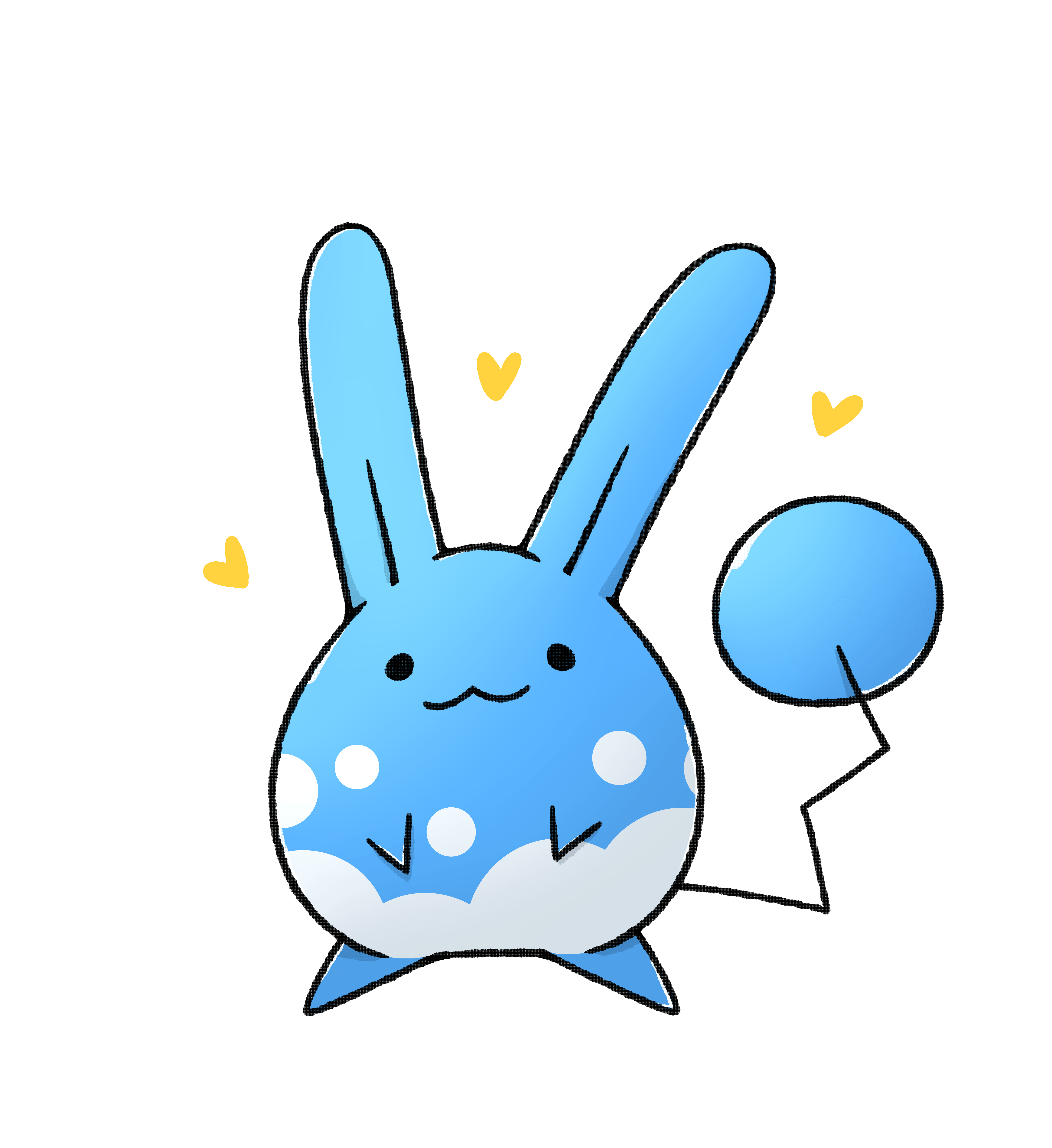 5500x6000 Azumarill by Lexissketches on Newgrounds