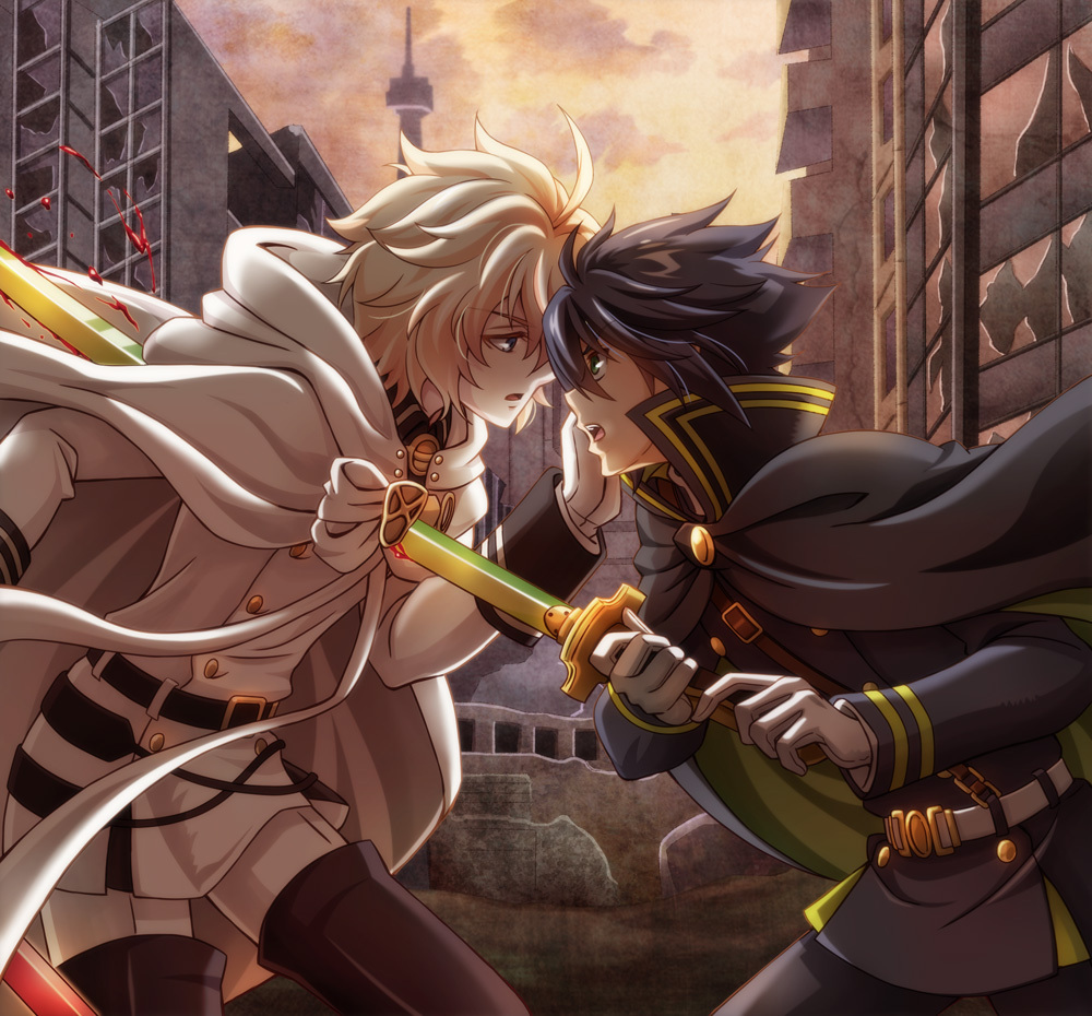 1000x930 Yuu, mika and mikaela hyakuya anime on