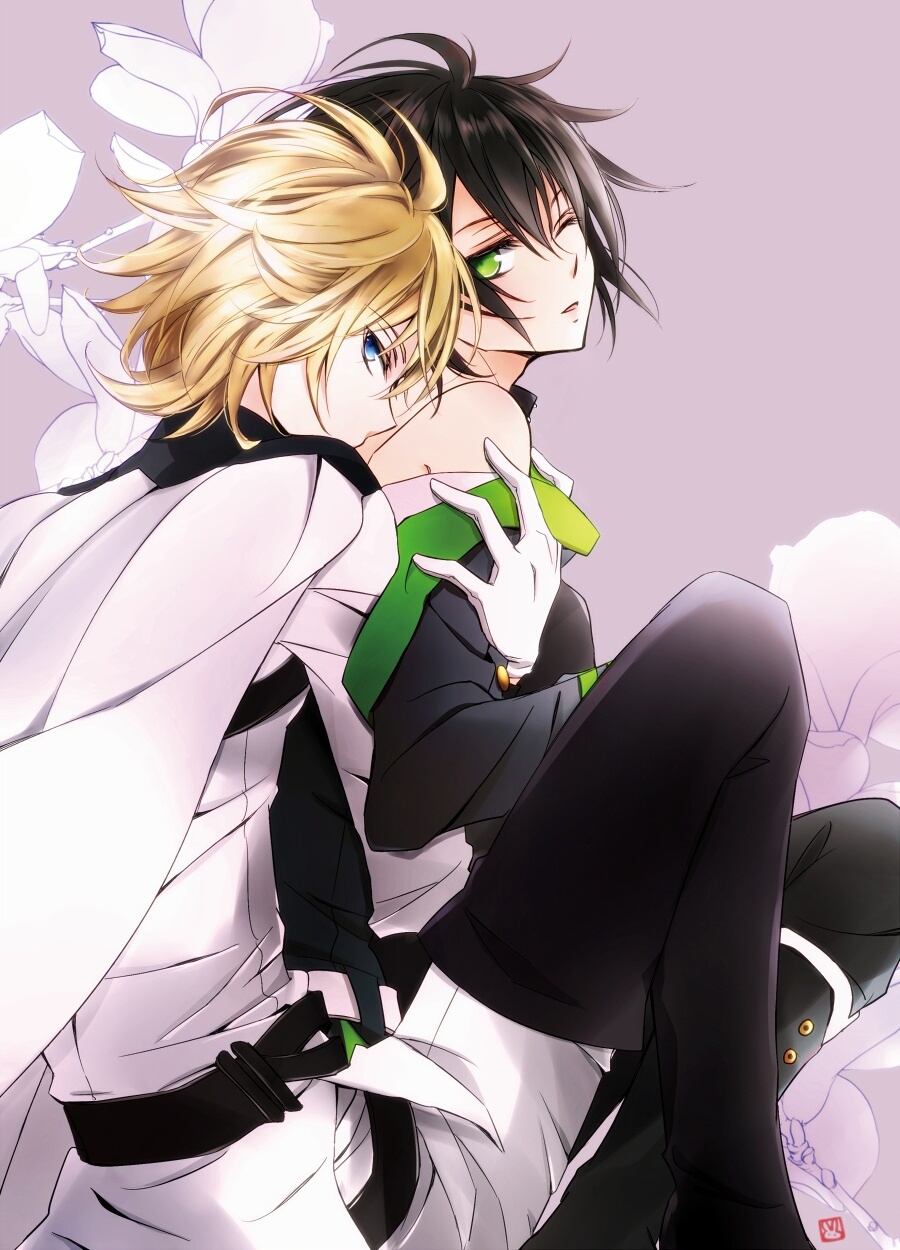 900x1250 Yuu, owari no seraph and mikayuu anime on