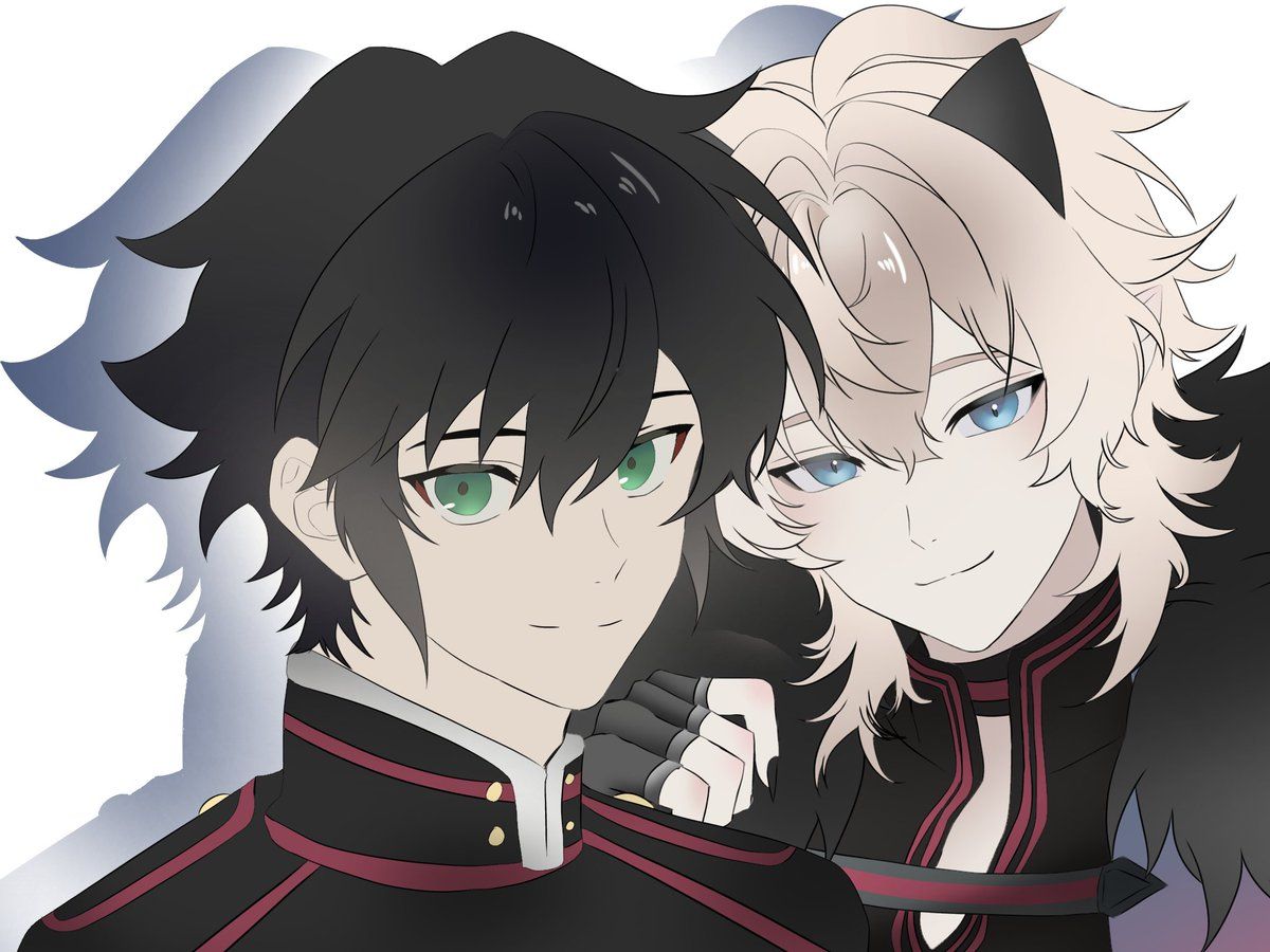 1200x900 Smile!! #OwariNoSeraph #mikayuu #yuumika