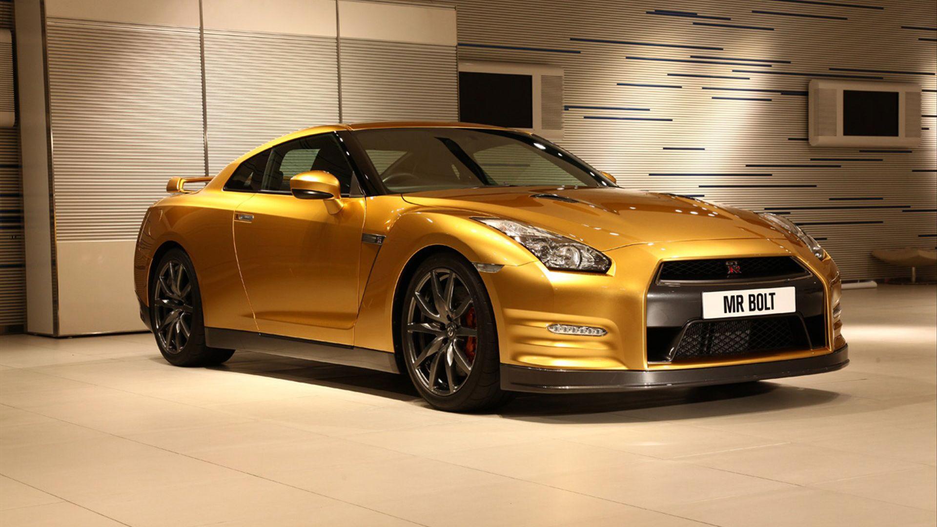 1920x1080 Nissan GT R Gold Wallpaper. HD Car Wallpaper