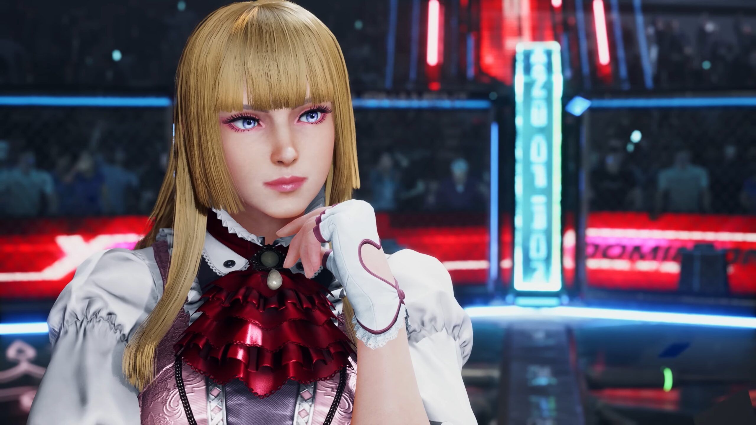 2560x1440 Lili Somersaults Onto Tekken With A New Costume From Superstar Artist Jasmin Darnell