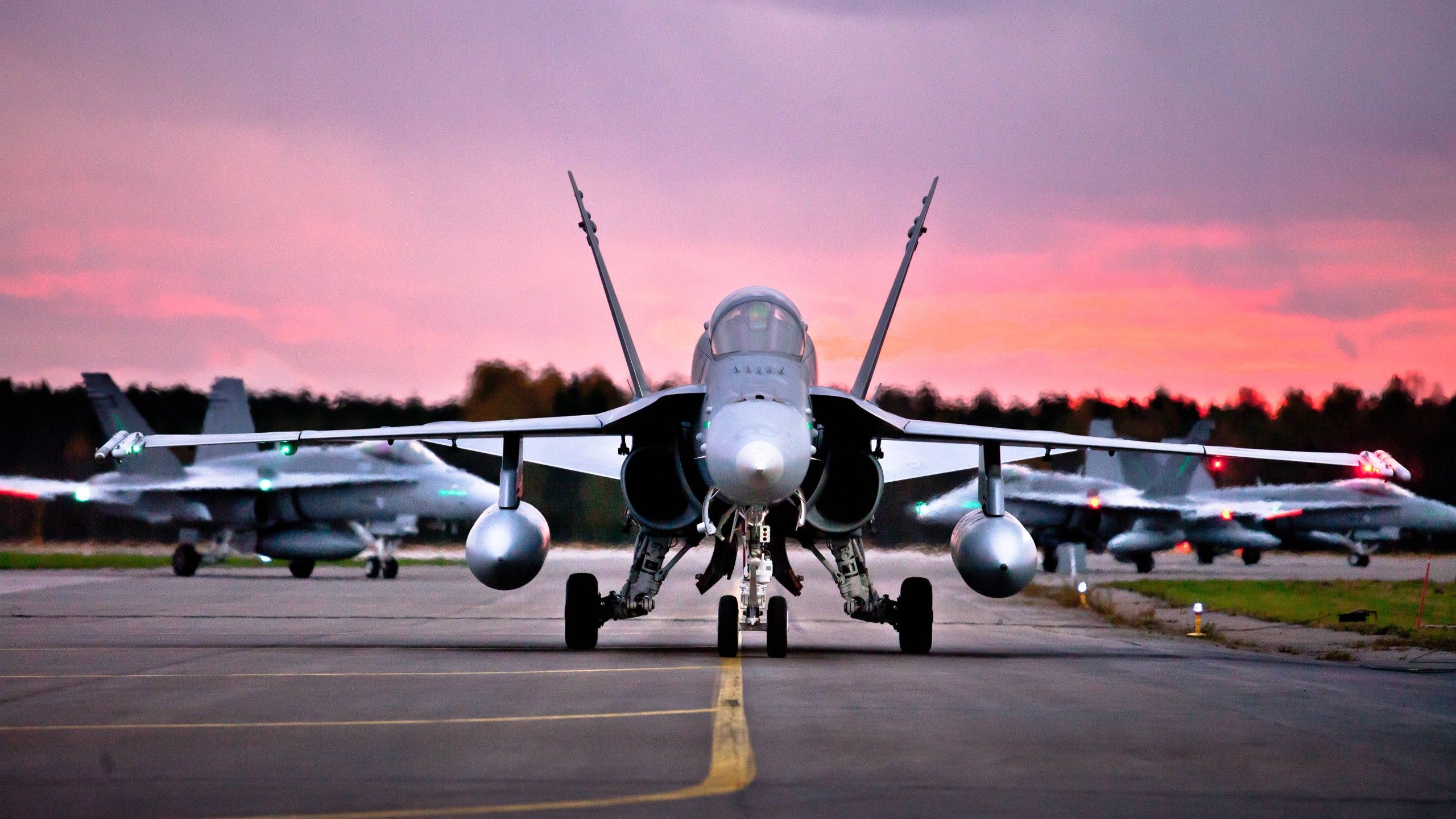 2560x1440 military, Finnish Air Force, McDonnell Douglas F A 18 Hornet Wallpaper HD / Desktop and Mobile Background