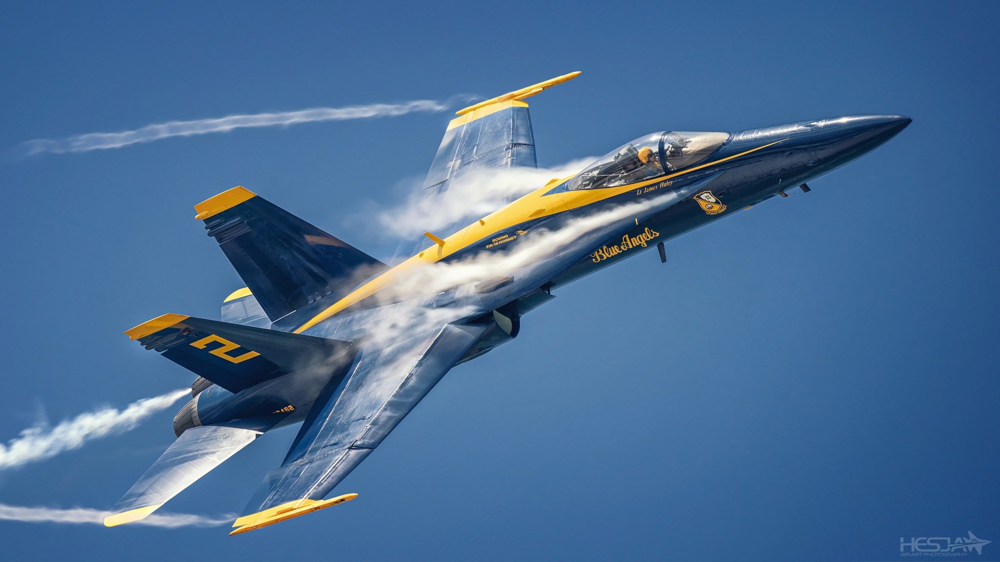 2048x1152 Wallpaper Lights, Pilot, F A- Aerobatic Team, Blue Angels, The Effect Of Prandtl