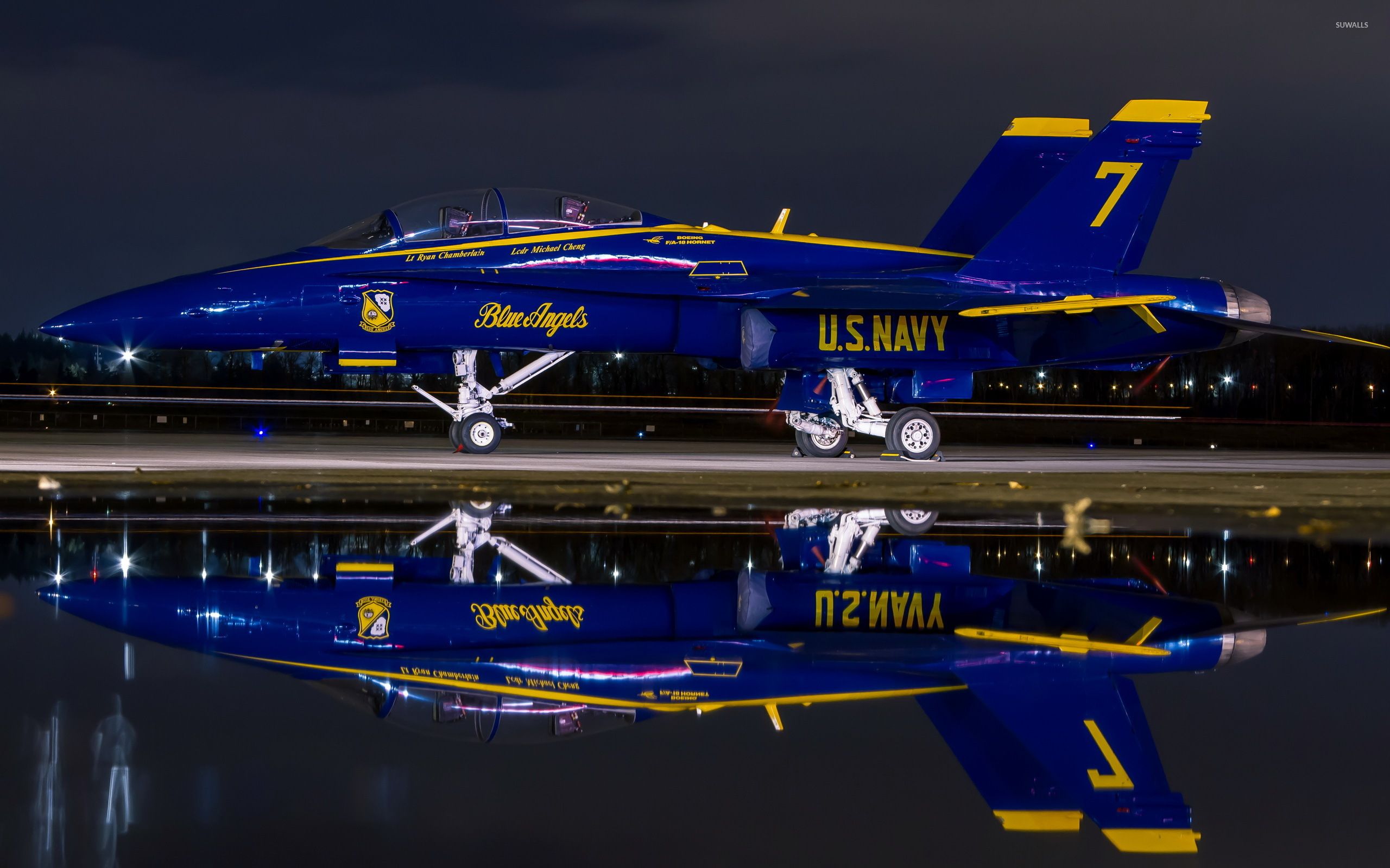 2560x1600 Blue Angels FA 18 Hornet Wallpaper Wallpaper
