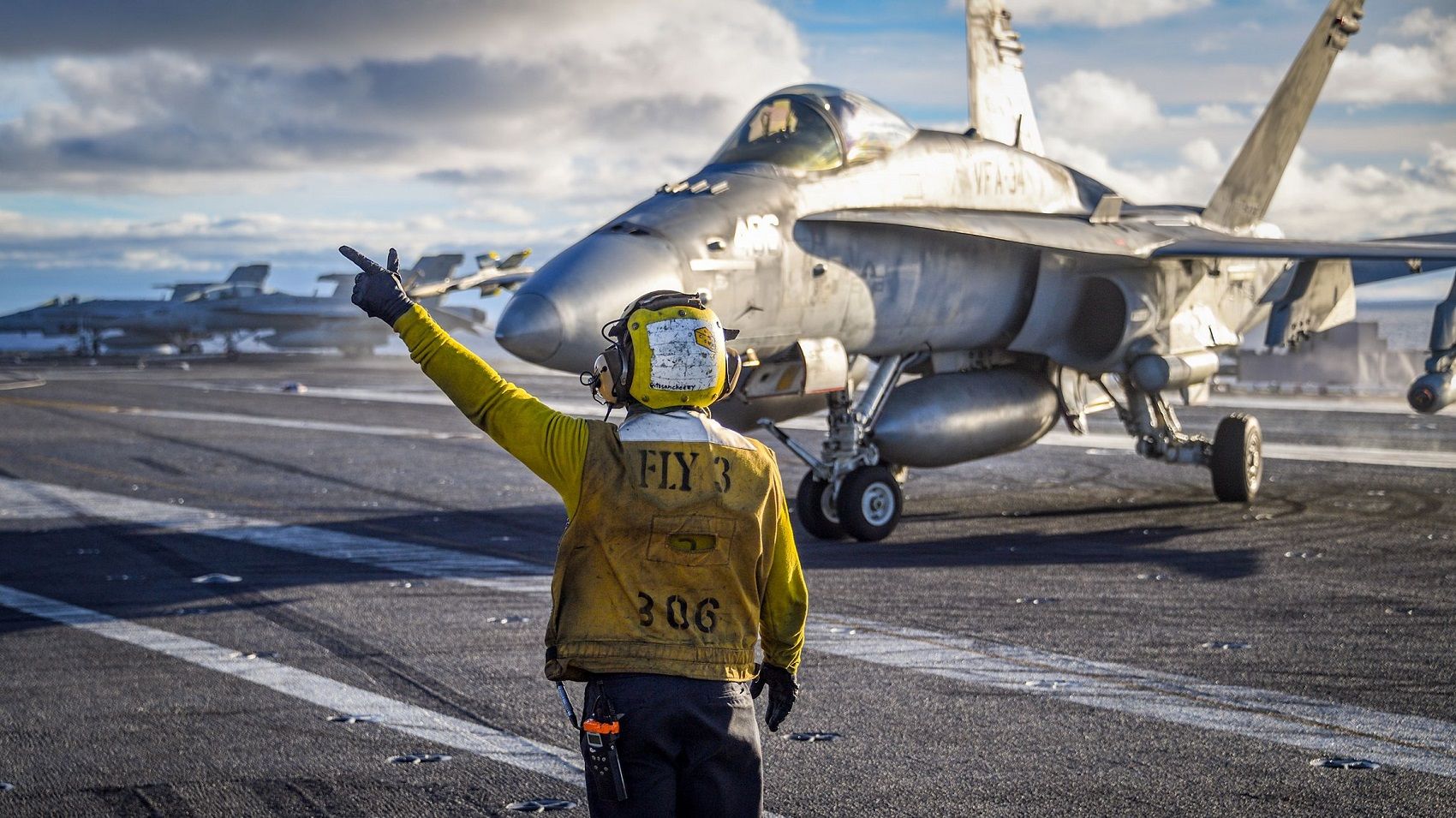 1700x955 Navy's F A 18 Legacy Hornet Completes Its Sundown Cruise Aboard The Carrier Vinson