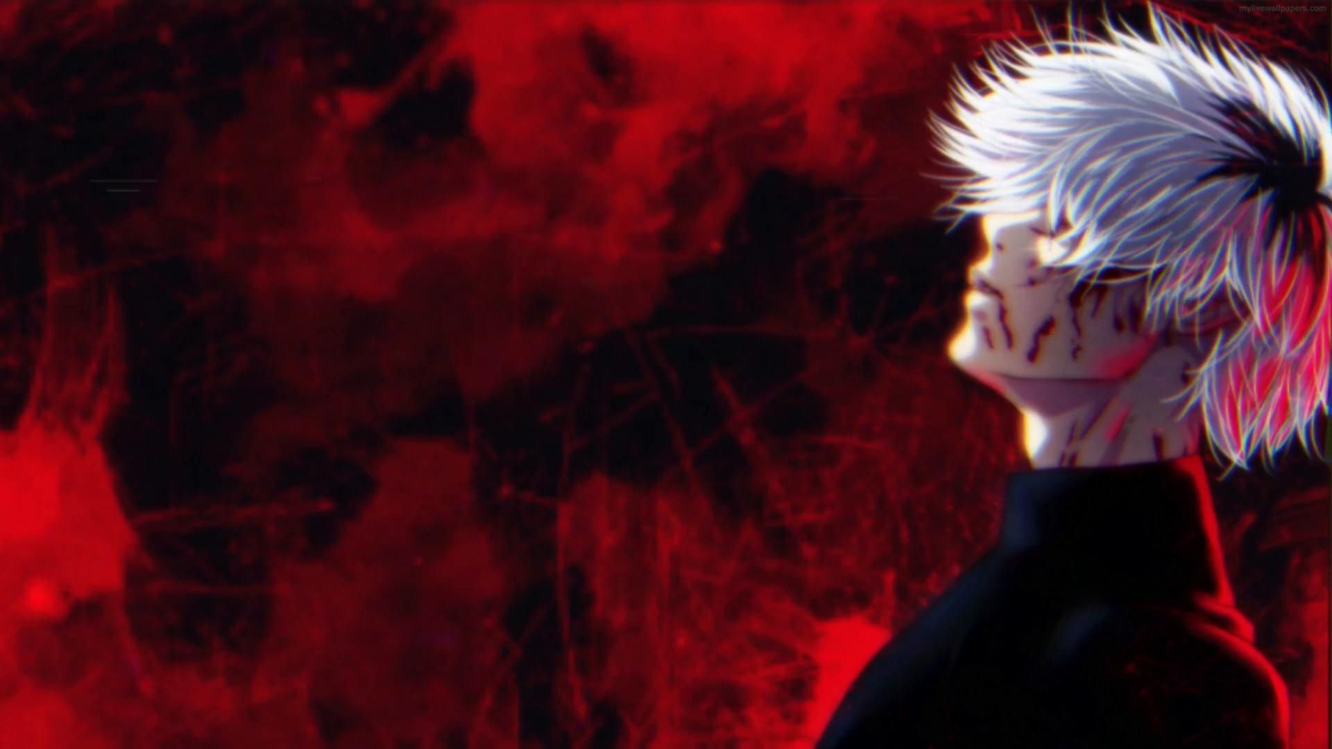 1920x1080 Ken Kaneki With White Hair Live Wallpaper