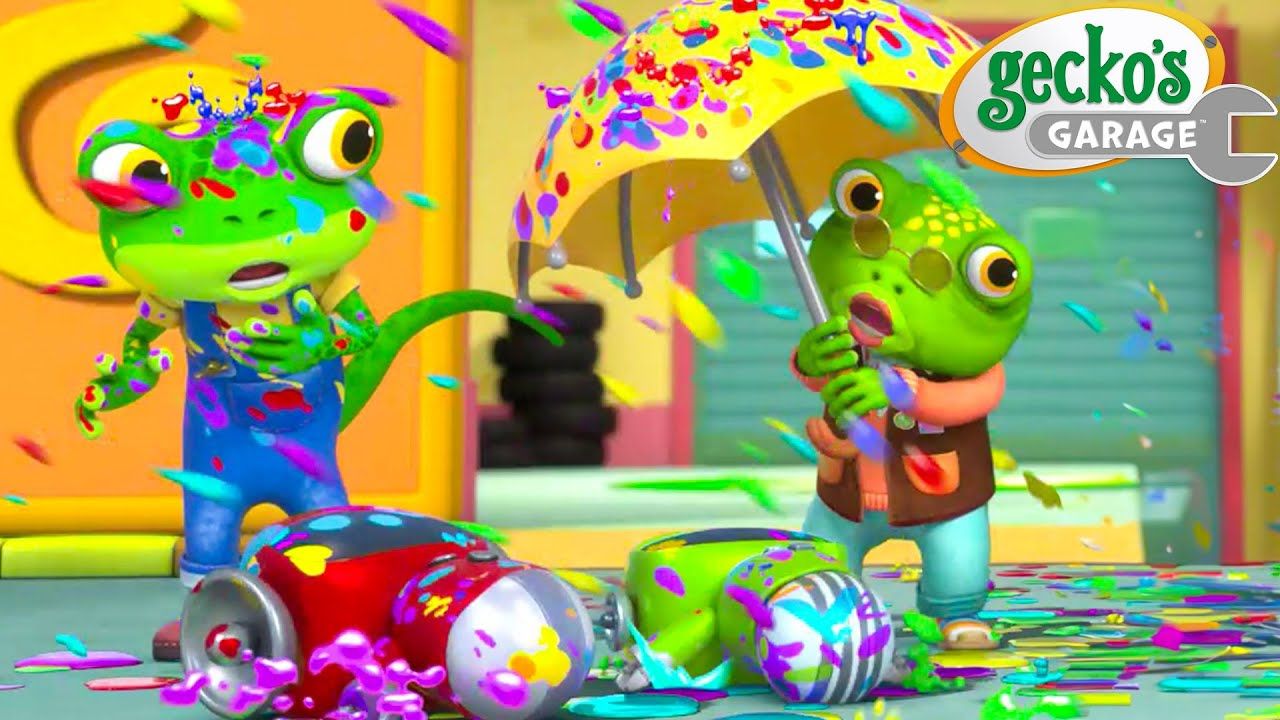 1280x720 Rainbow Gecko Song. Gecko's Garage Songs｜Kids Songs｜Trucks for Kids