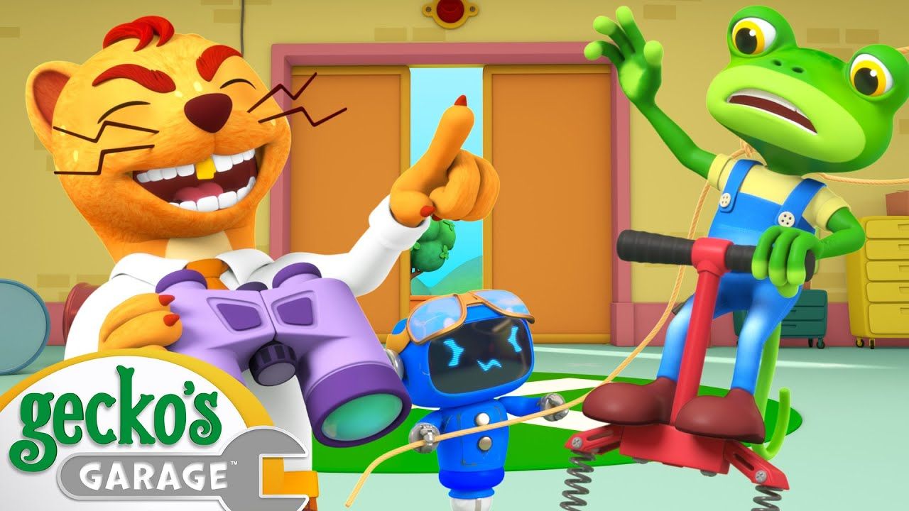 1280x720 The Mystery Box. Gecko's Garage. Trucks For Children. Cartoons For Kids
