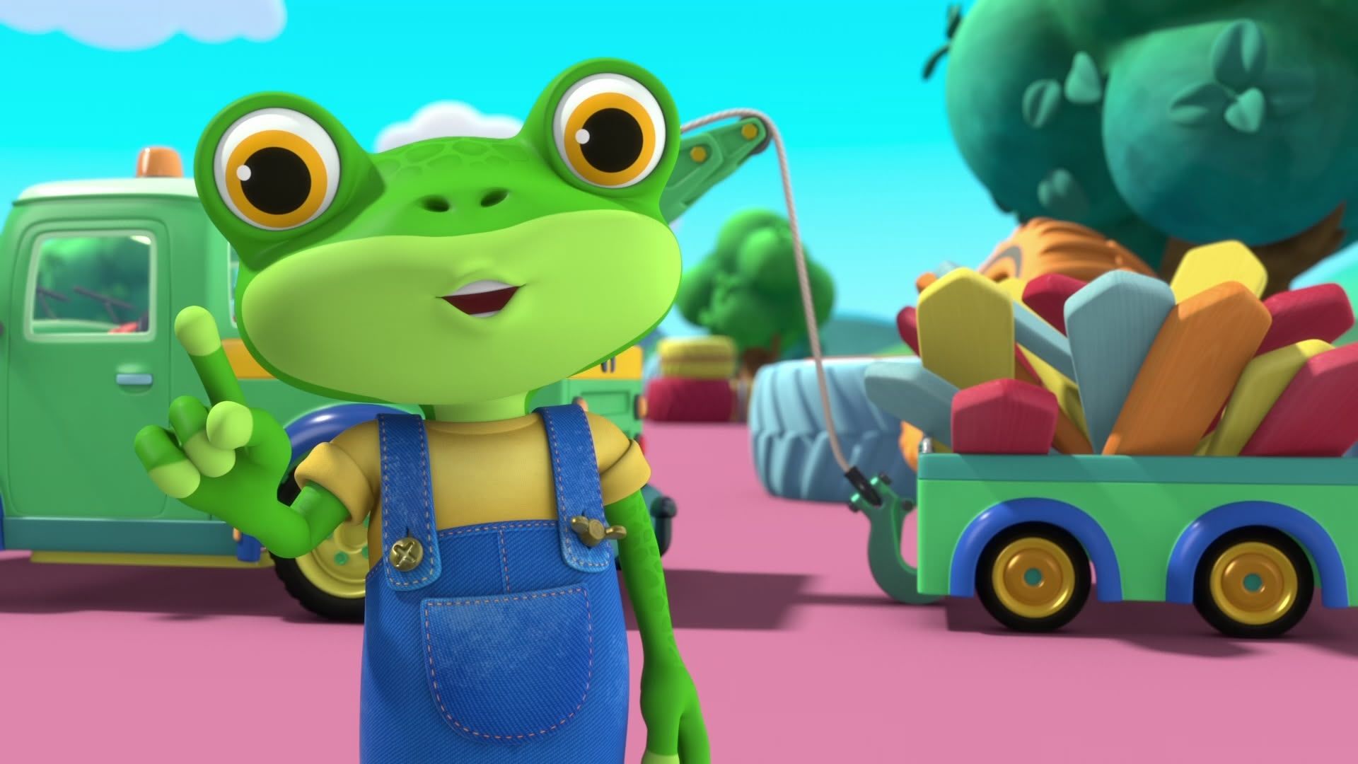 1920x1080 Watch Gecko's Garage 3D Season 4 Online, Stream Episode 23: Baby Truck Rollercoaster