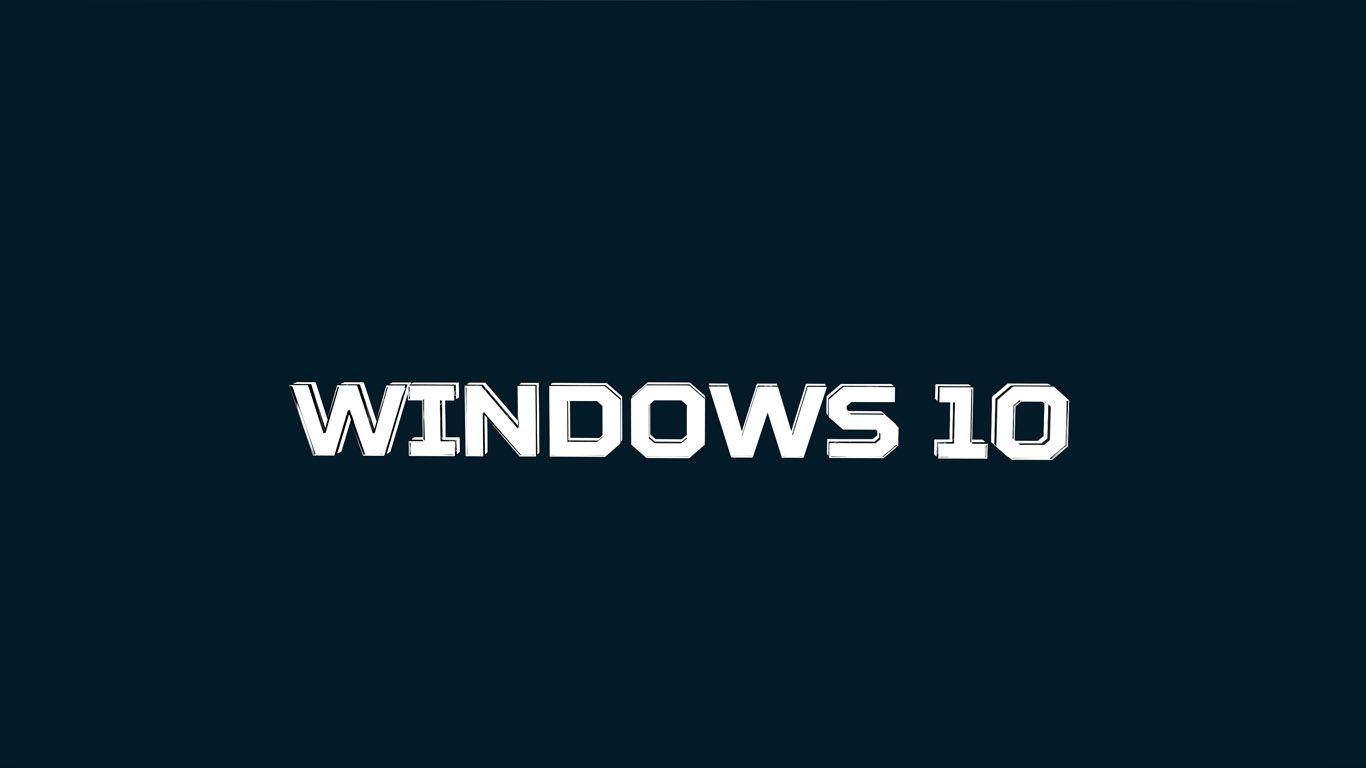 Hình nền Windows 10 siêu cổ điển 1366x768 - Hình nền Windows 10 logo 1366x768