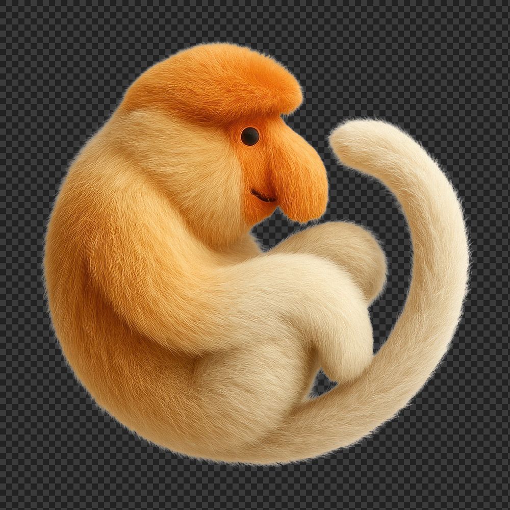 1000x1000 Proboscis Monkey Image Wallpaper