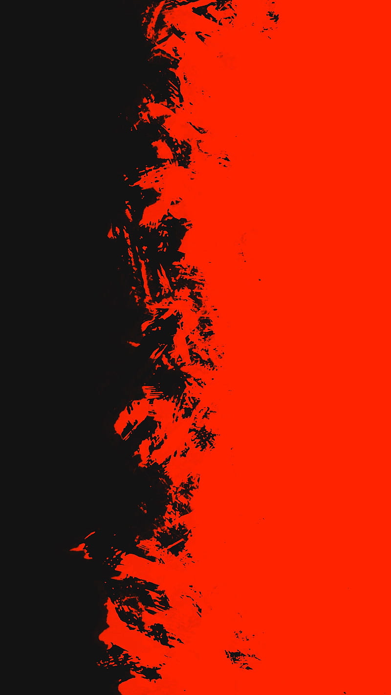 800x1422 Red Side 2. FMYury, abstract, art, black, blood, brush, color, colorful, colors, HD phone wallpaper