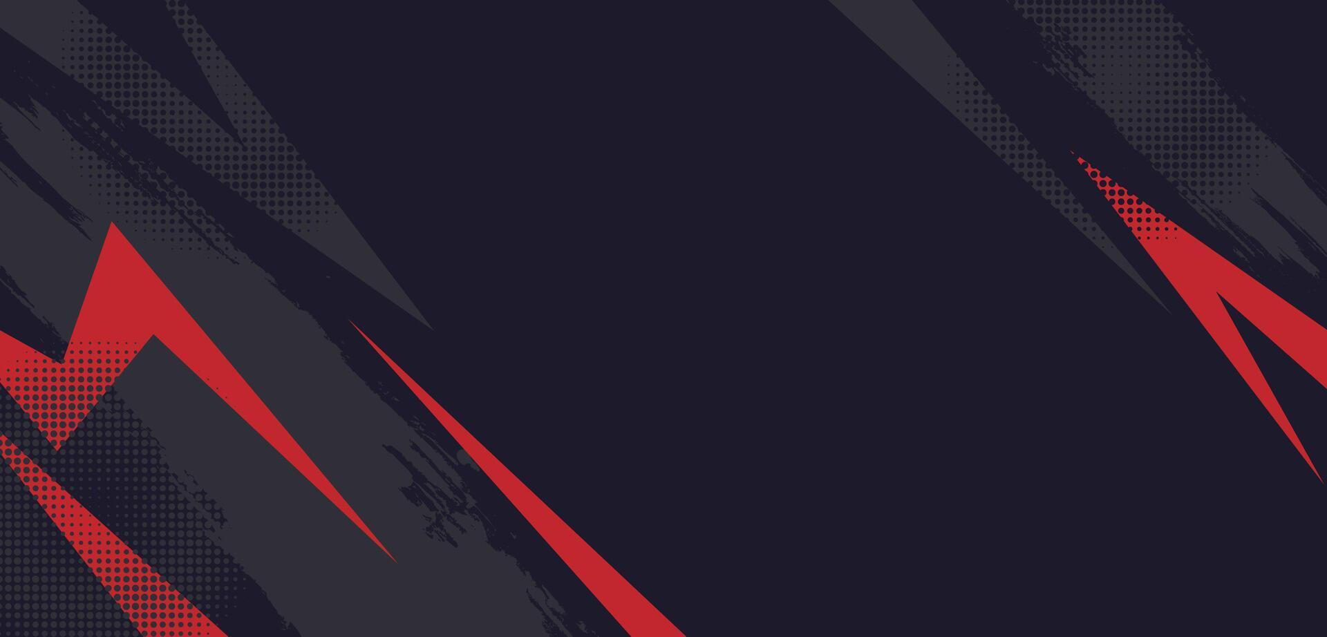 1920x922 Grunge Red Brush Stroke Background with Dark Halftone Texture