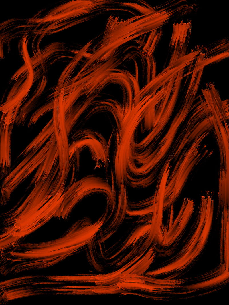 800x1067 Red Line Painting, abstract, art, brush, lines, paint, HD phone wallpaper