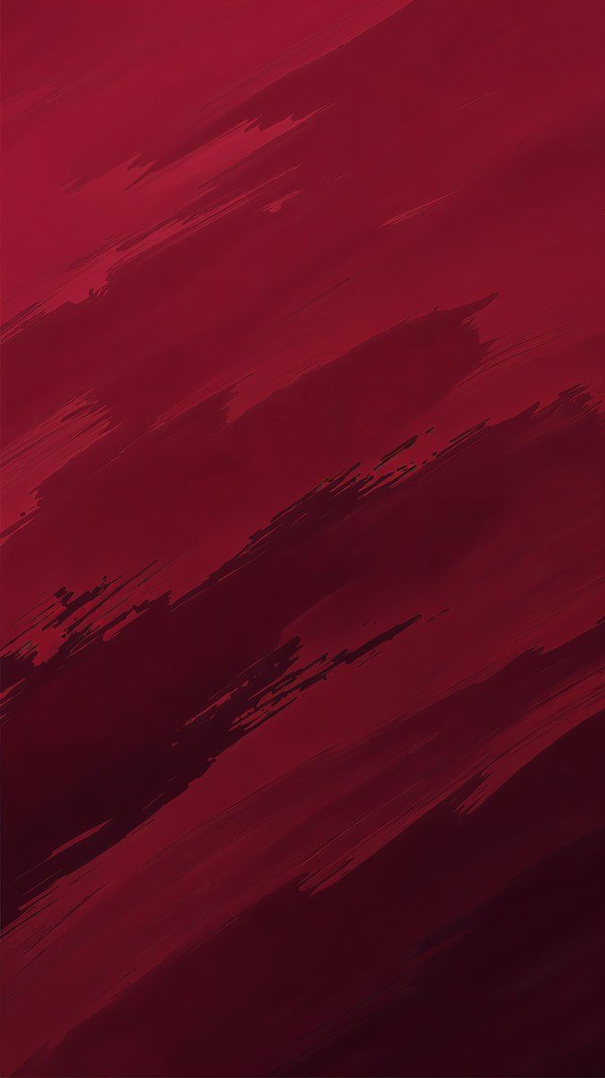 674x1200 New #wallpaper Crimson Brush Strokes, Deep Red Abstract Art.4K