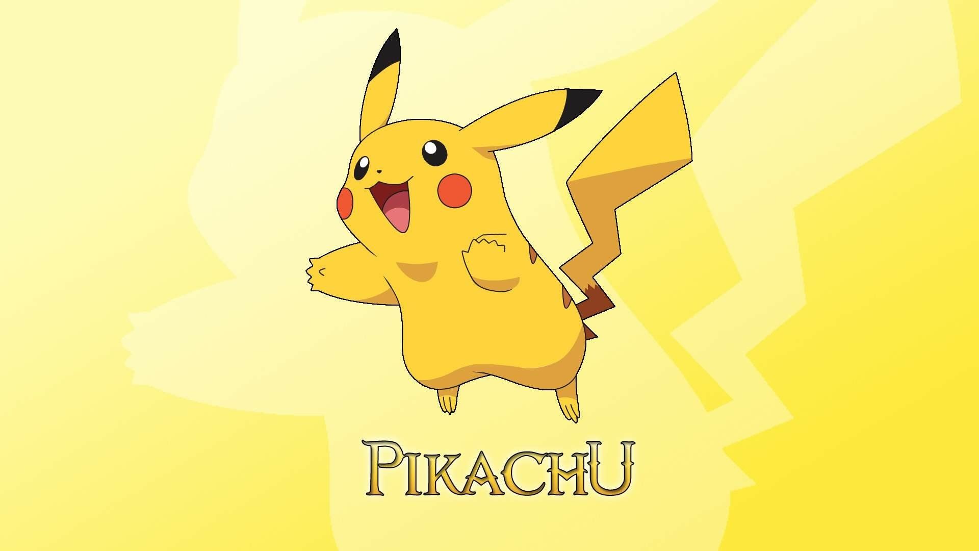 1920x1080 H1>Pikachu HD Wallpaper Free Pokémon Desktop Backgroundx1080