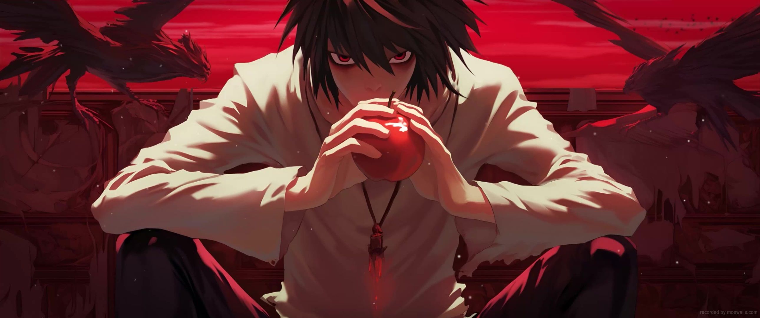 2580x1080 L Lawliet Live Wallpaper, Animated Wallpaper