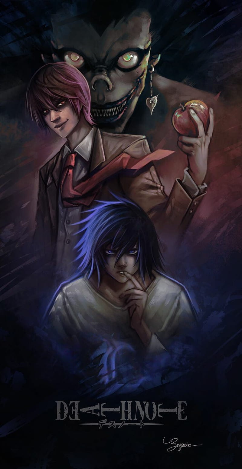 800x1549 Death Note, anime death note, death note, HD phone wallpaper