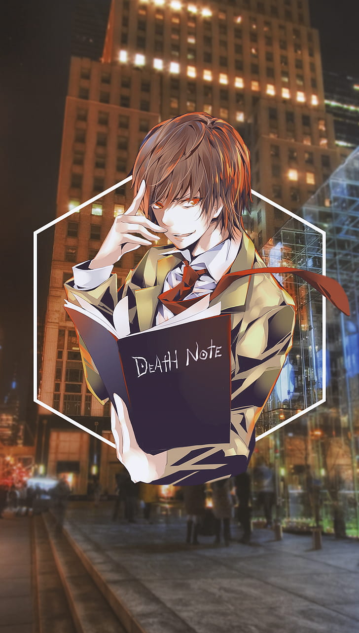728x1282 HD Wallpaper: Anime, Picture In Picture, Death Note, Yagami Light