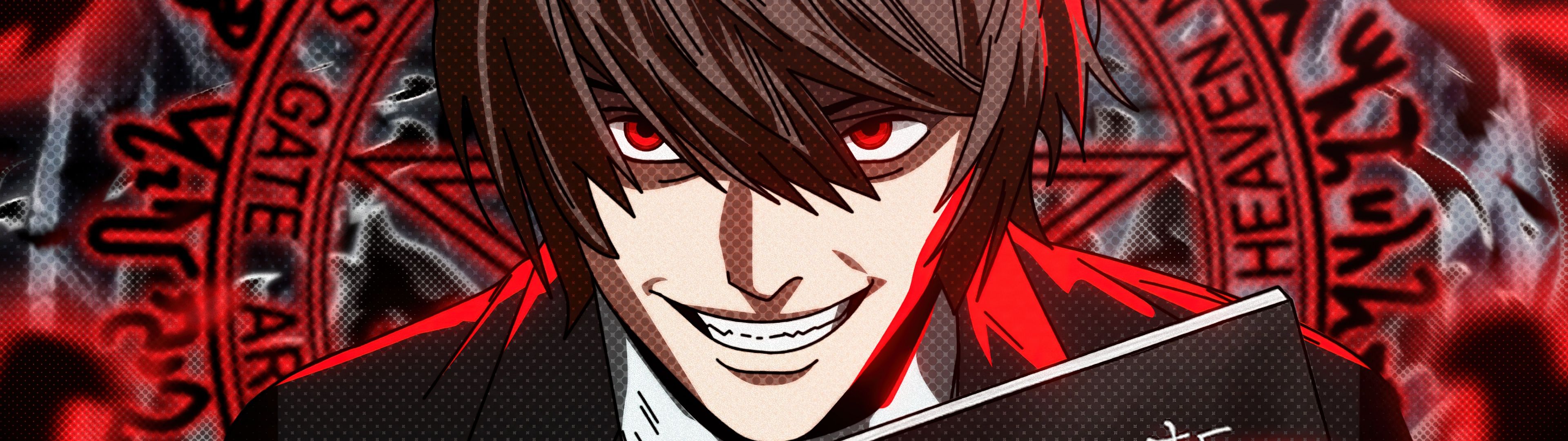 3840x1080 L Lawliet Wallpaper 4K, Fan Art, Death Note, 5K