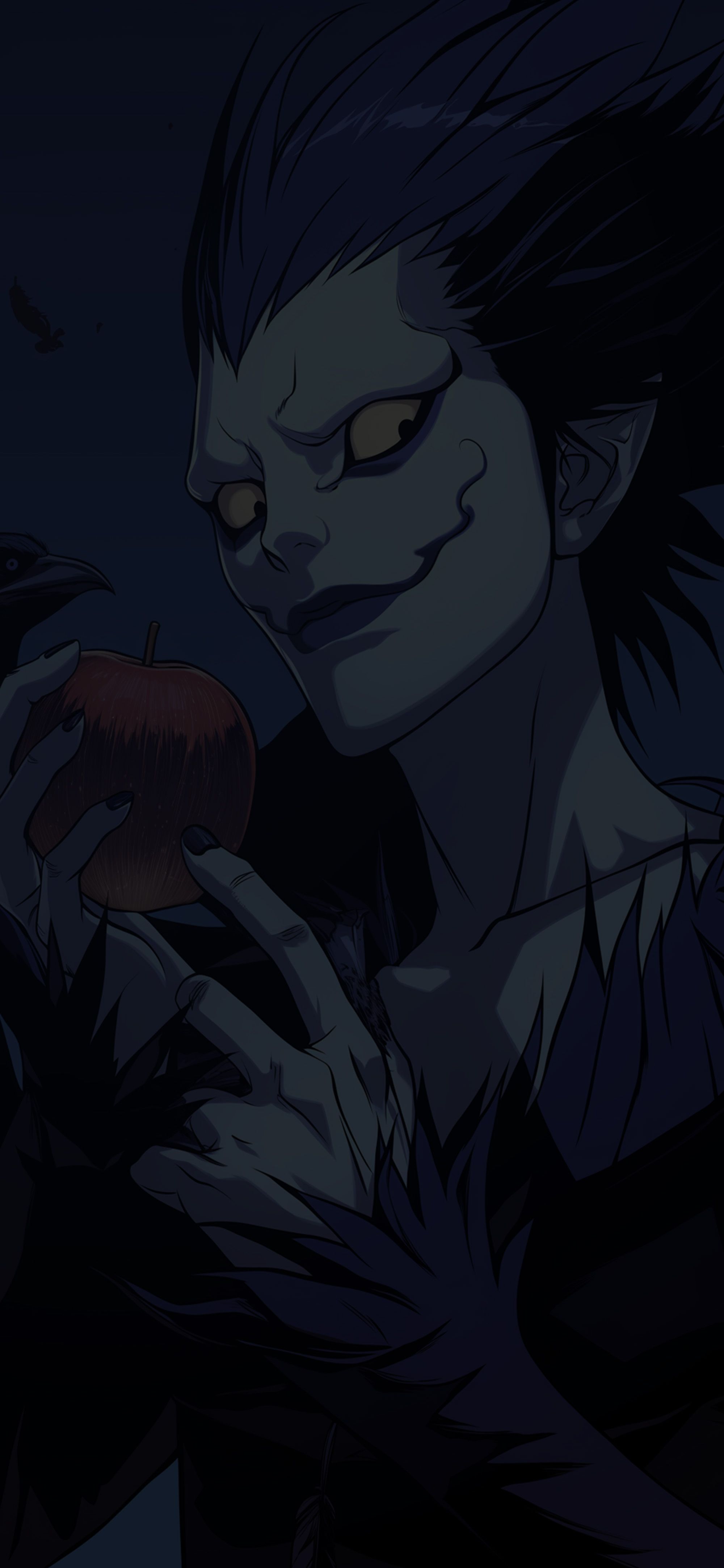 2000x4329 Death Note Ryuk Art Wallpaper Anime iPhone Wallpaper