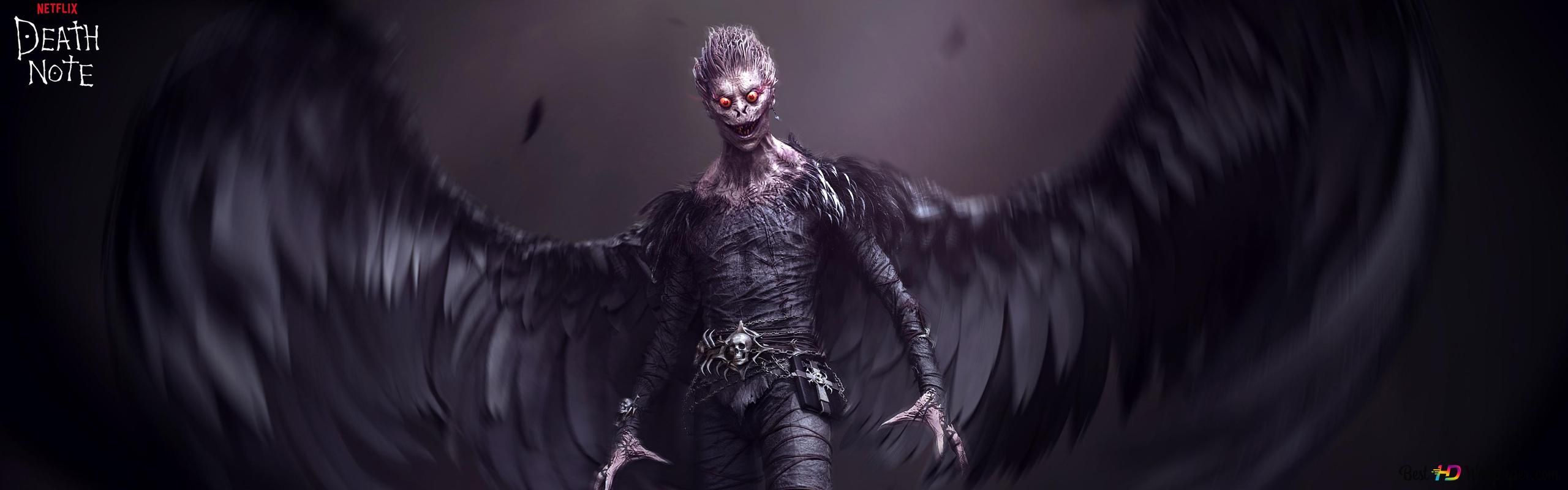 2560x800 Ryuk from Death Note Anime 2K wallpaper download
