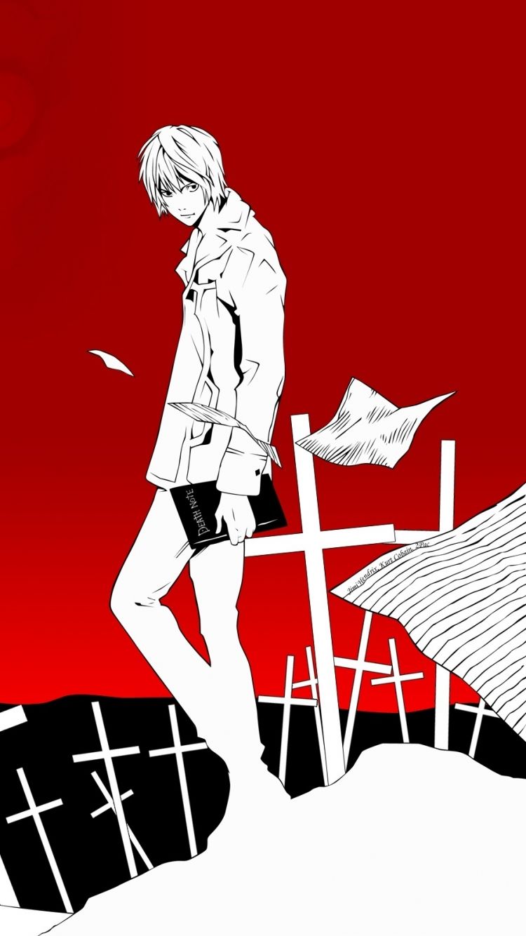 750x1334 Mobile 4k Death Note Wallpaper