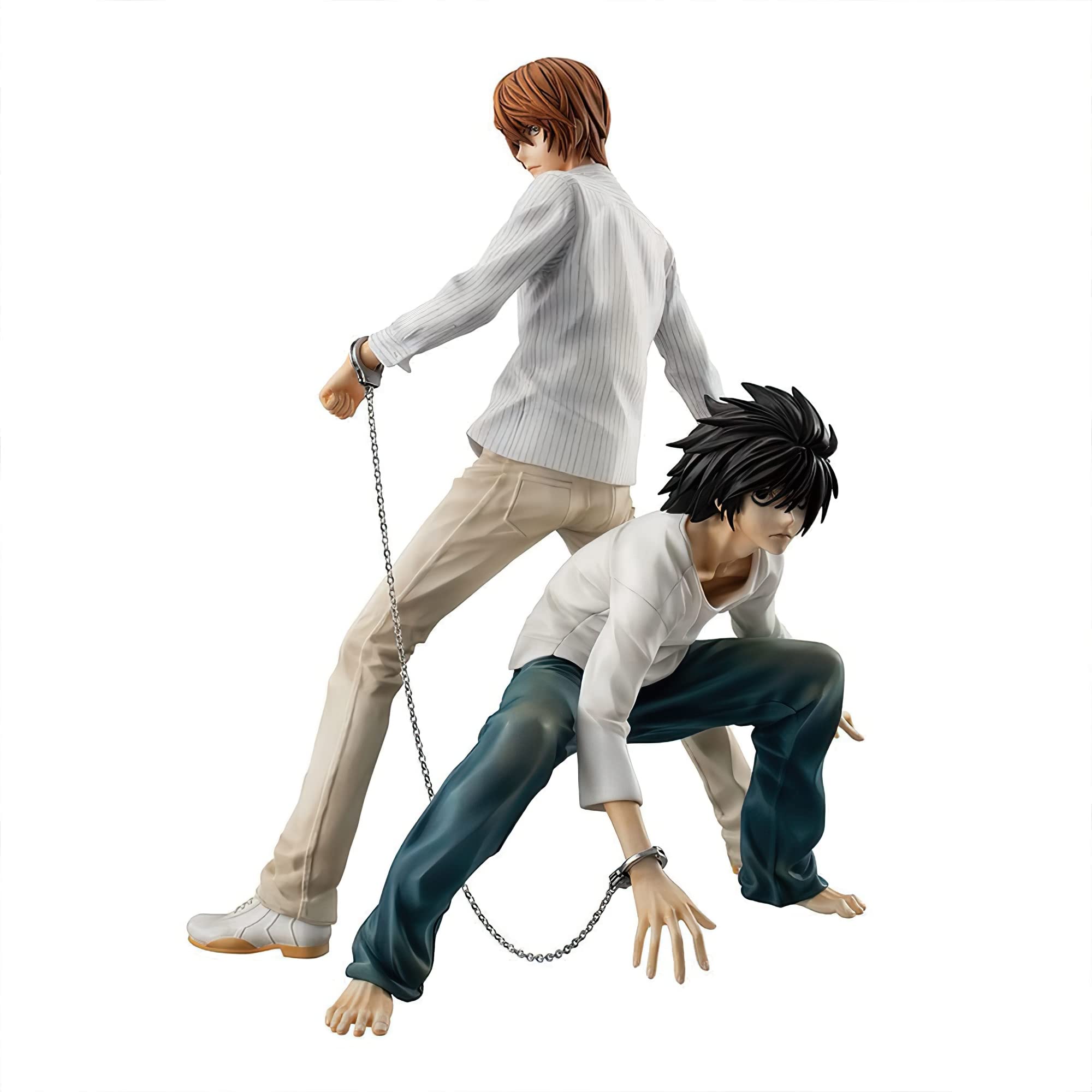 2000x2000 Puruuige 2 Pcs Anime Death Note Figurine Yagami L and Light Figure Toy for Desktop Collection Decoration Gift : Amazon.com.be: Toys