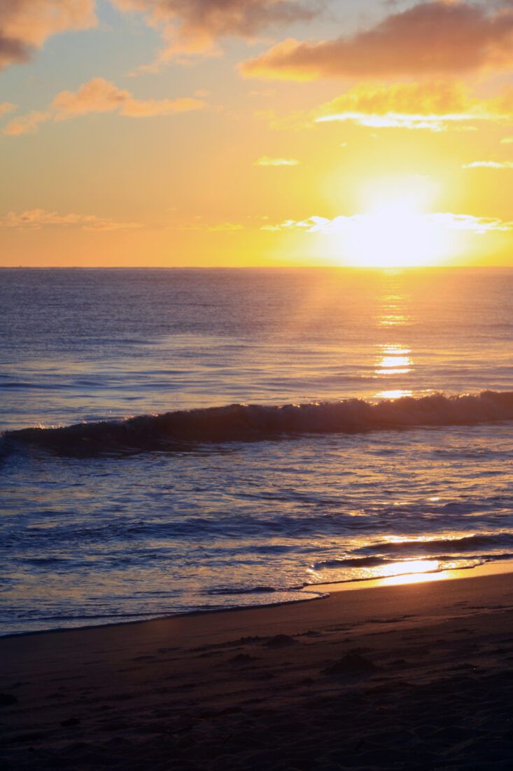 733x1100 Ocean Water Background Royalty Free
