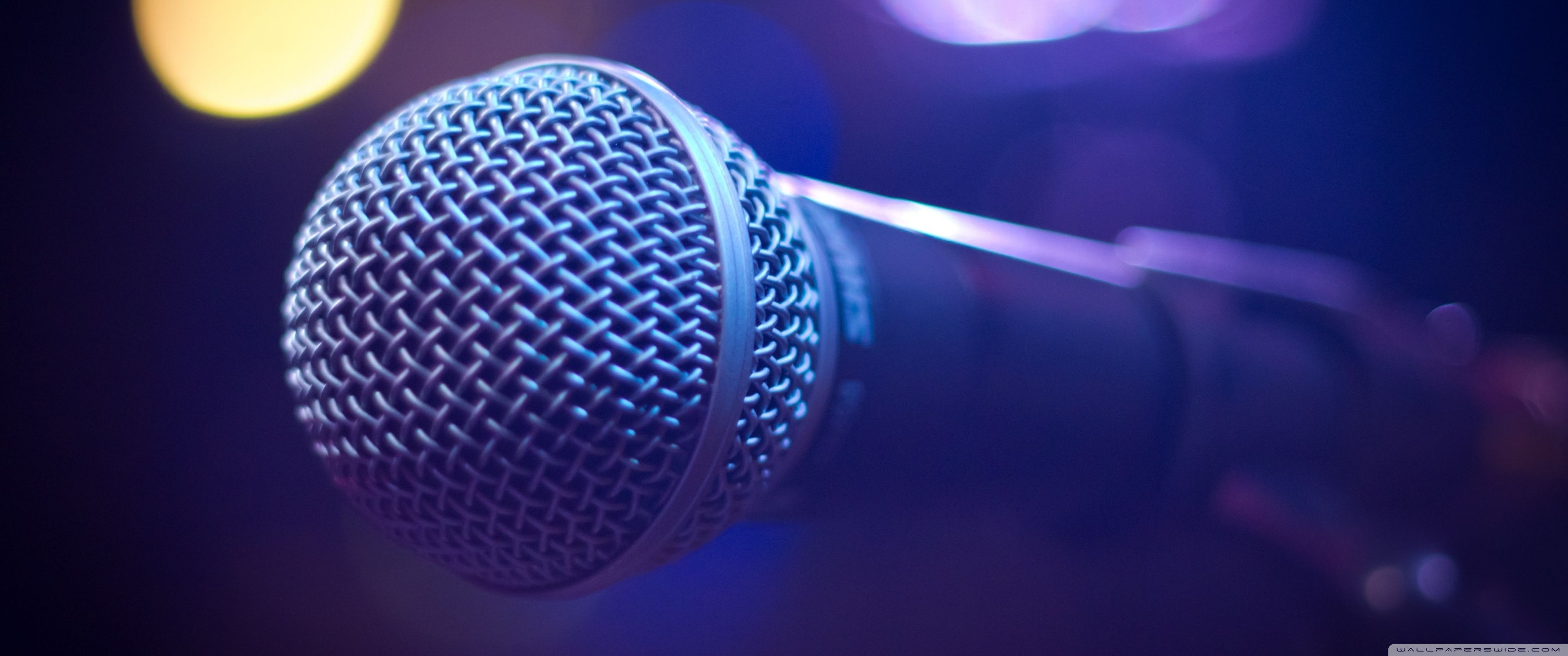 3440x1440 Music Microphone 4K UHD Wallpaper for UltraHD Desktop and TV : Widescreen and UltraWide Display : Smartphone and Tablet Devices