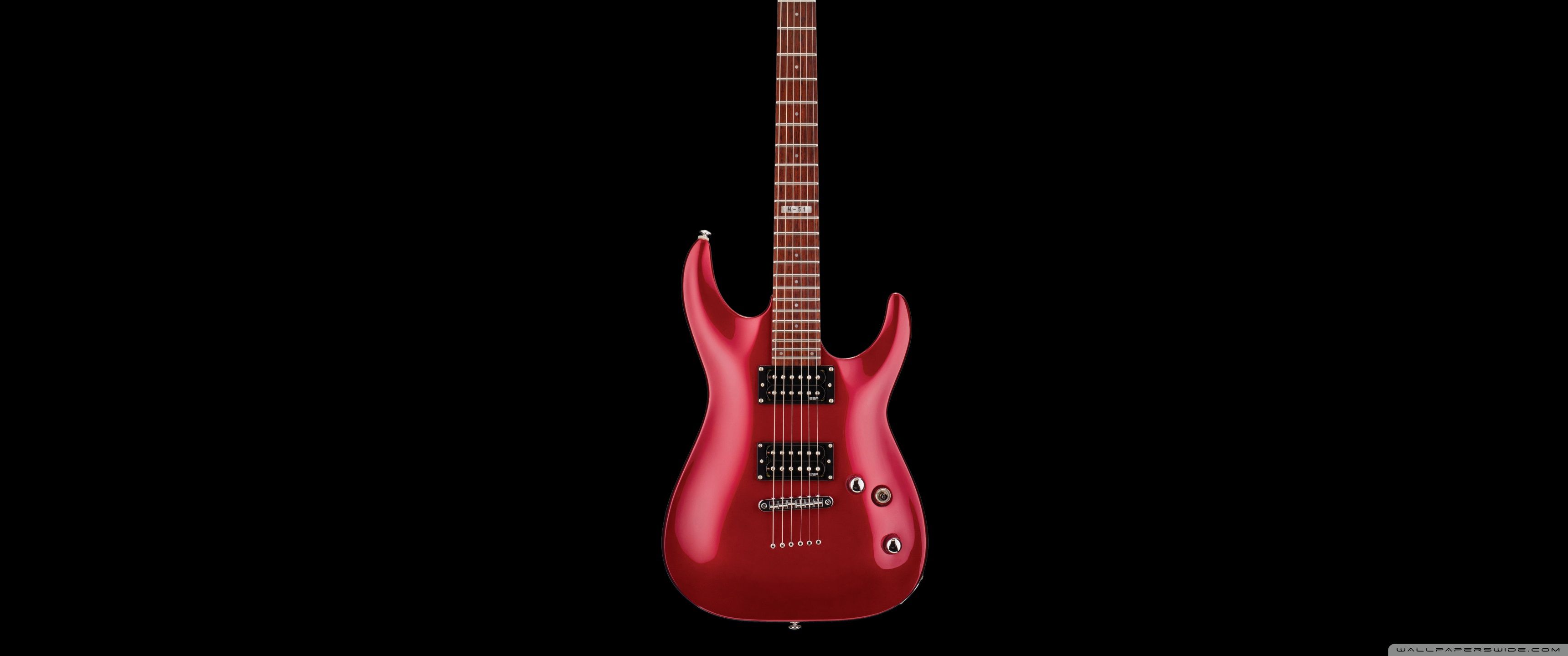 3440x1440 Music Electric Guitar Instrument Black Background 4K UHD Wallpaper for UltraHD Desktop and TV : Widescreen and UltraWide Display : Dual and Triple Monitor : Smartphone and Tablet Devices