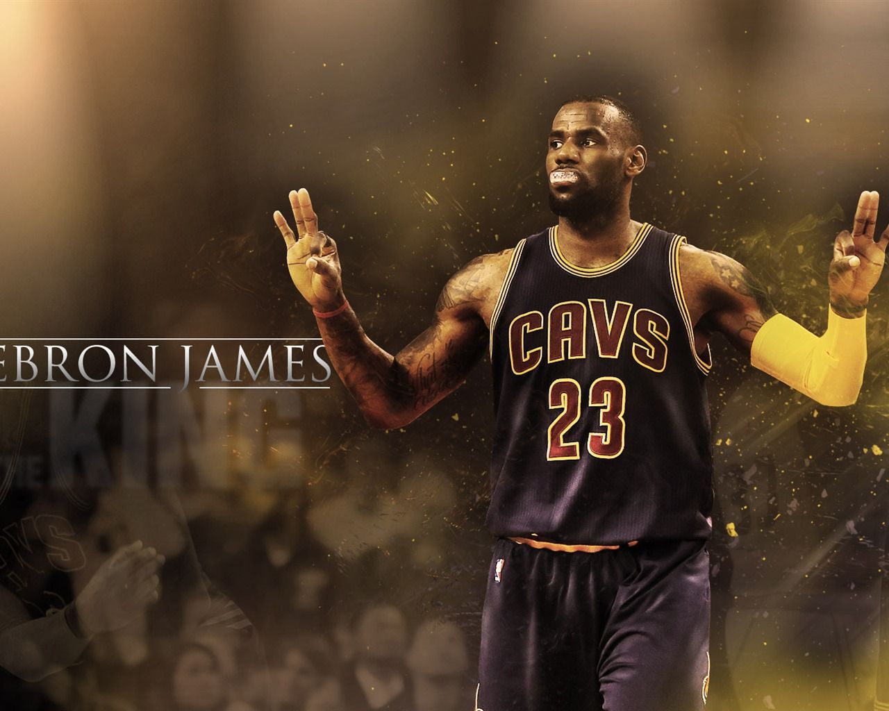 1280x1024 LeBron James Cavaliers 2016 NBA Basketball Wallpaper
