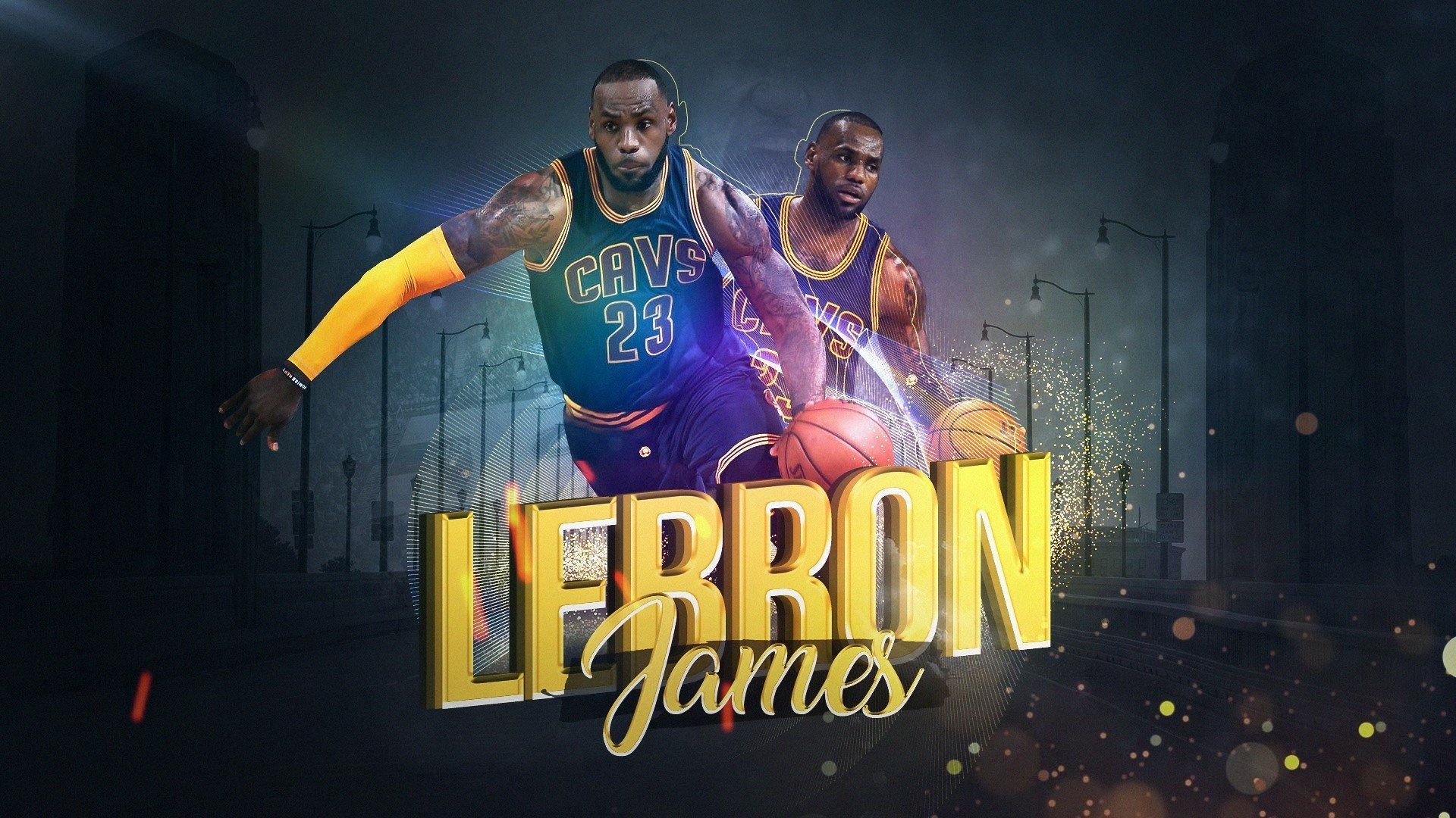 1920x1080 LeBron James: Cleveland Cavaliers NBA Legend HD Wallpaper by Alp Eren Yılmazx1080