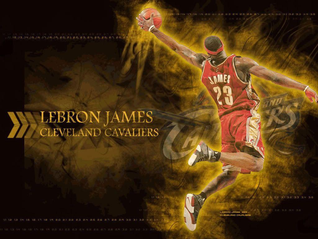 1024x768 Cleveland Cavaliers LeBron James Wallpaper